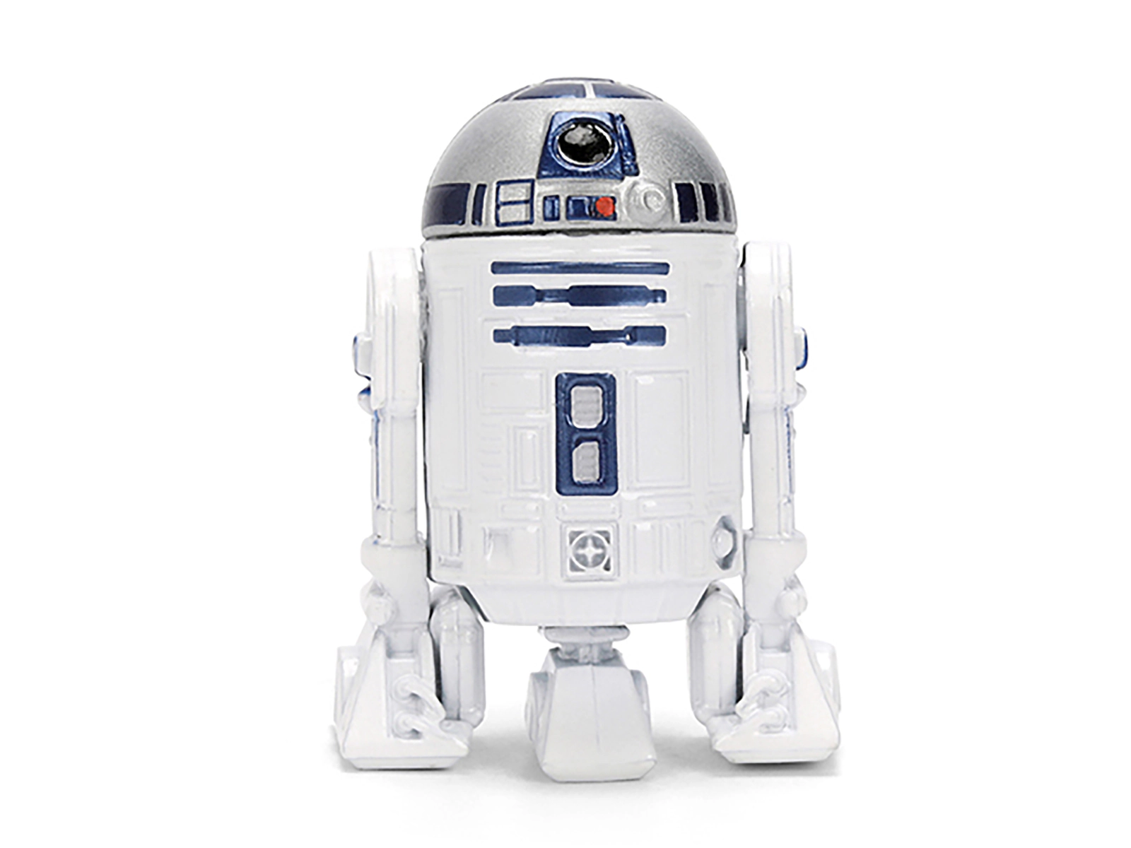 Jada 1959 Volkswagen Drag Beetle White with Graphics and R2-D2 Figure "Star Wars" Franchise "Hollywood Rides"