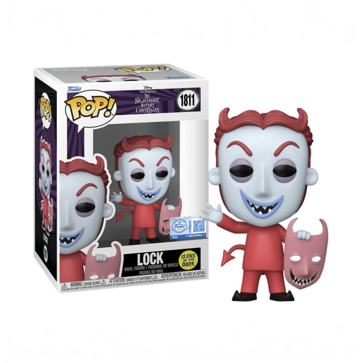 Funko Pop! Nightmare Before Christmas: Lock #1811 Glows in the Dark