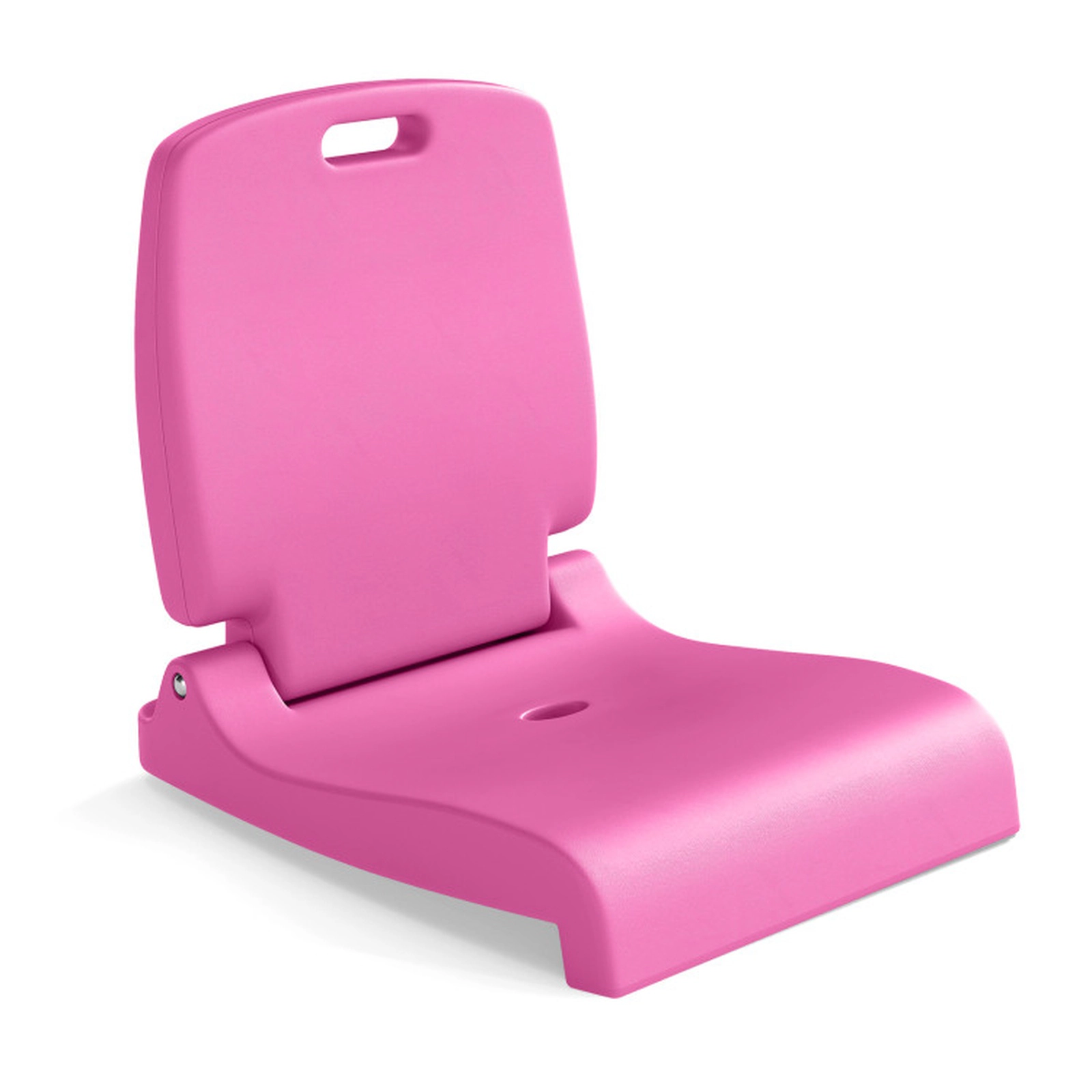 SUGIFT Foldable Carry Handle Back Support Poolside Outdoor Pool Chair 22-in x 18.5-in x 20.5-in 220-lb Capacity Pink