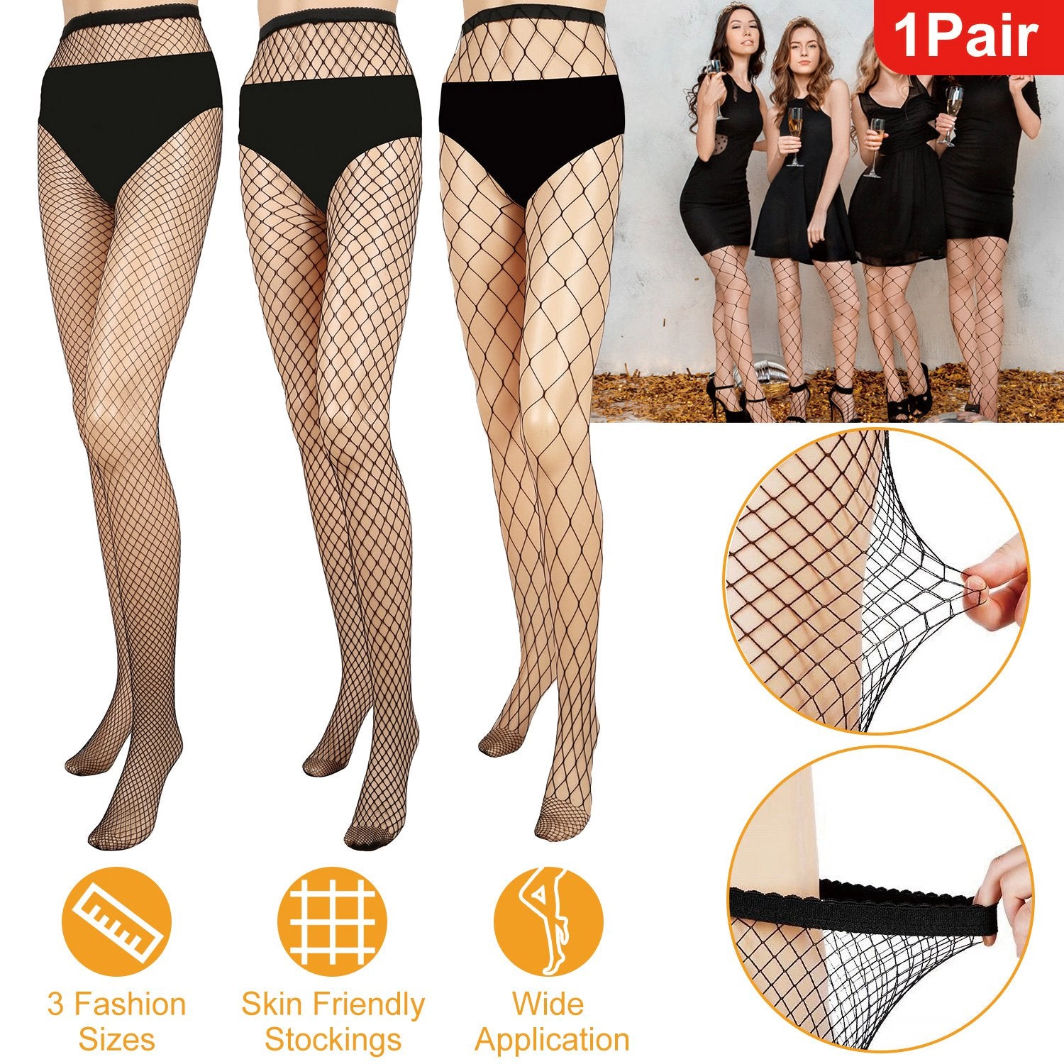 GBruno Stretchy Fishnet Tights