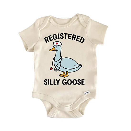 NOFO VIBES Unisex Registered Nurse Rn Silly Newborn Baby Bodysuit