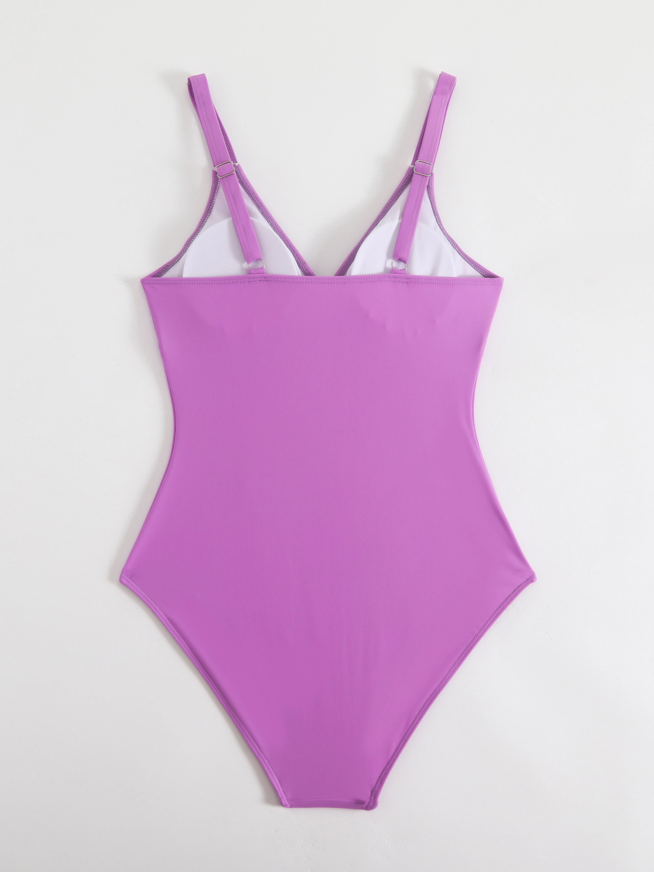 KOJOOIN Women's Ruched Tummy Control One Piece Swimsuit V‑Neck Crossback Bathing Suit Swimwear