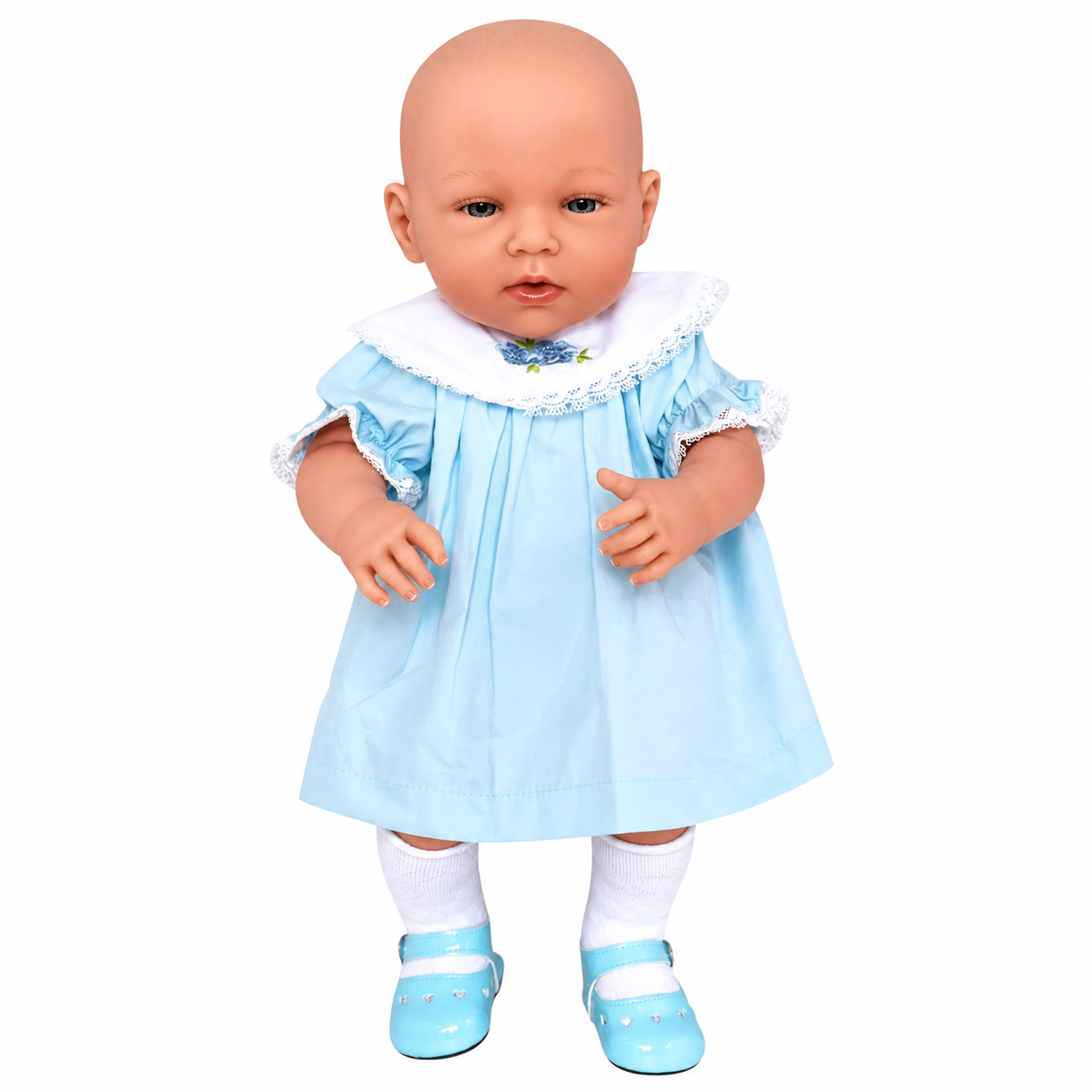 Ann Lauren Dolls - Lil’ Snugglers® 16-Inch Baby Girl Doll – Soft Cloth Body Perfect for Snuggling