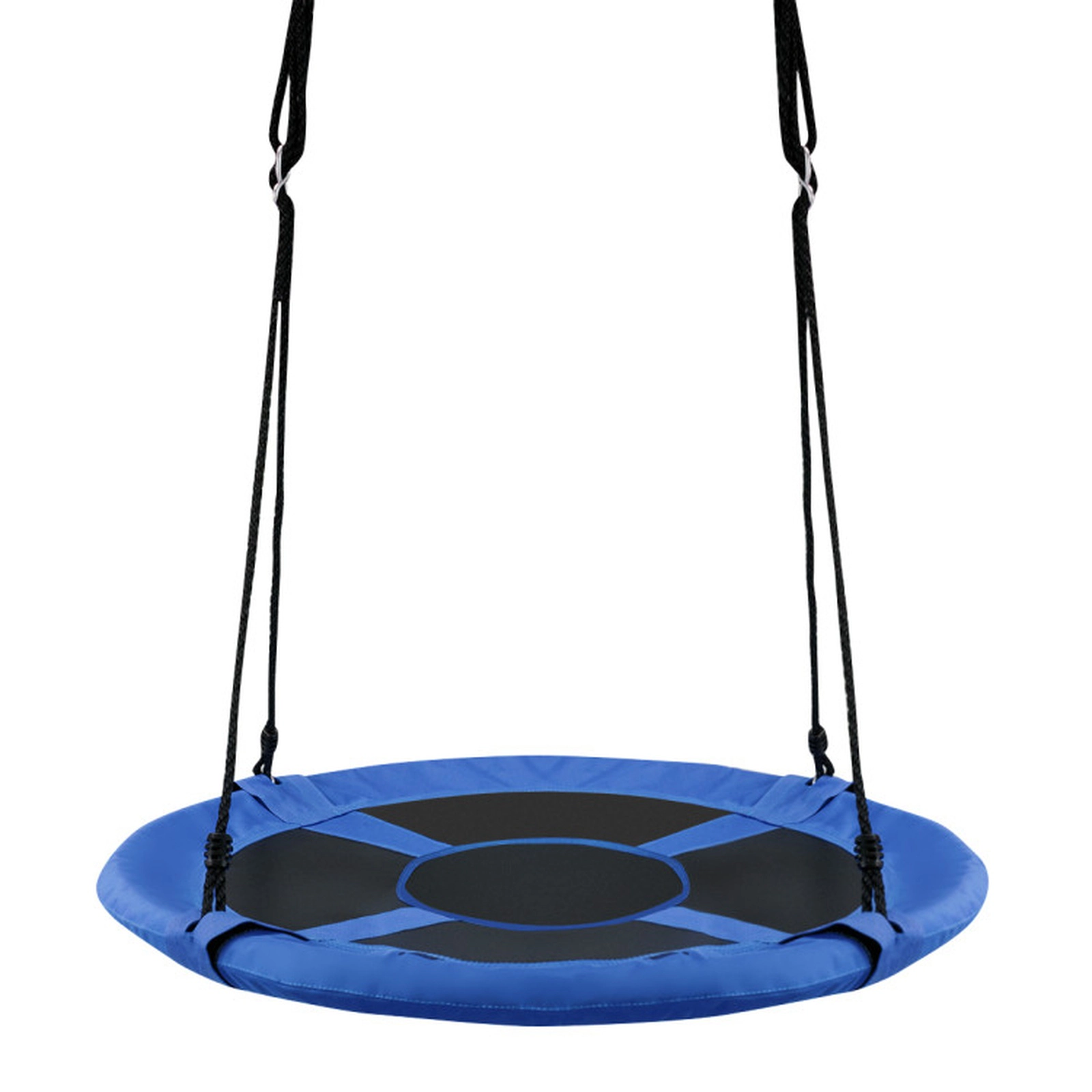 SUGIFT Kids Blue 2-in-1 Saucer Tree Swing with Detachable Play Tent 40-in Dia 52-in H 330-lb Swing Capacity