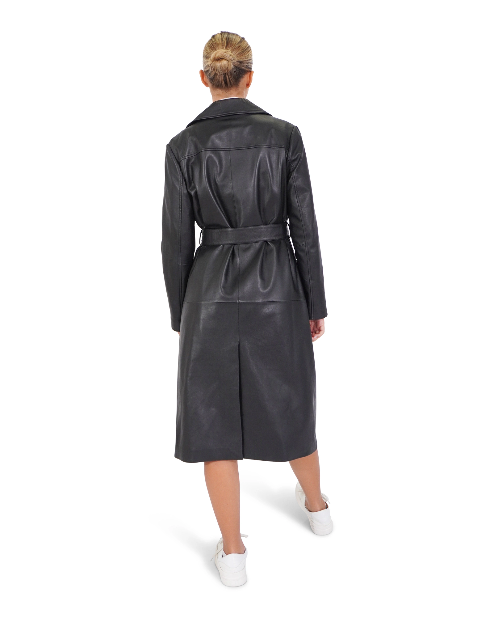 Belle & Bloom Womens Unstoppable Leather Trench