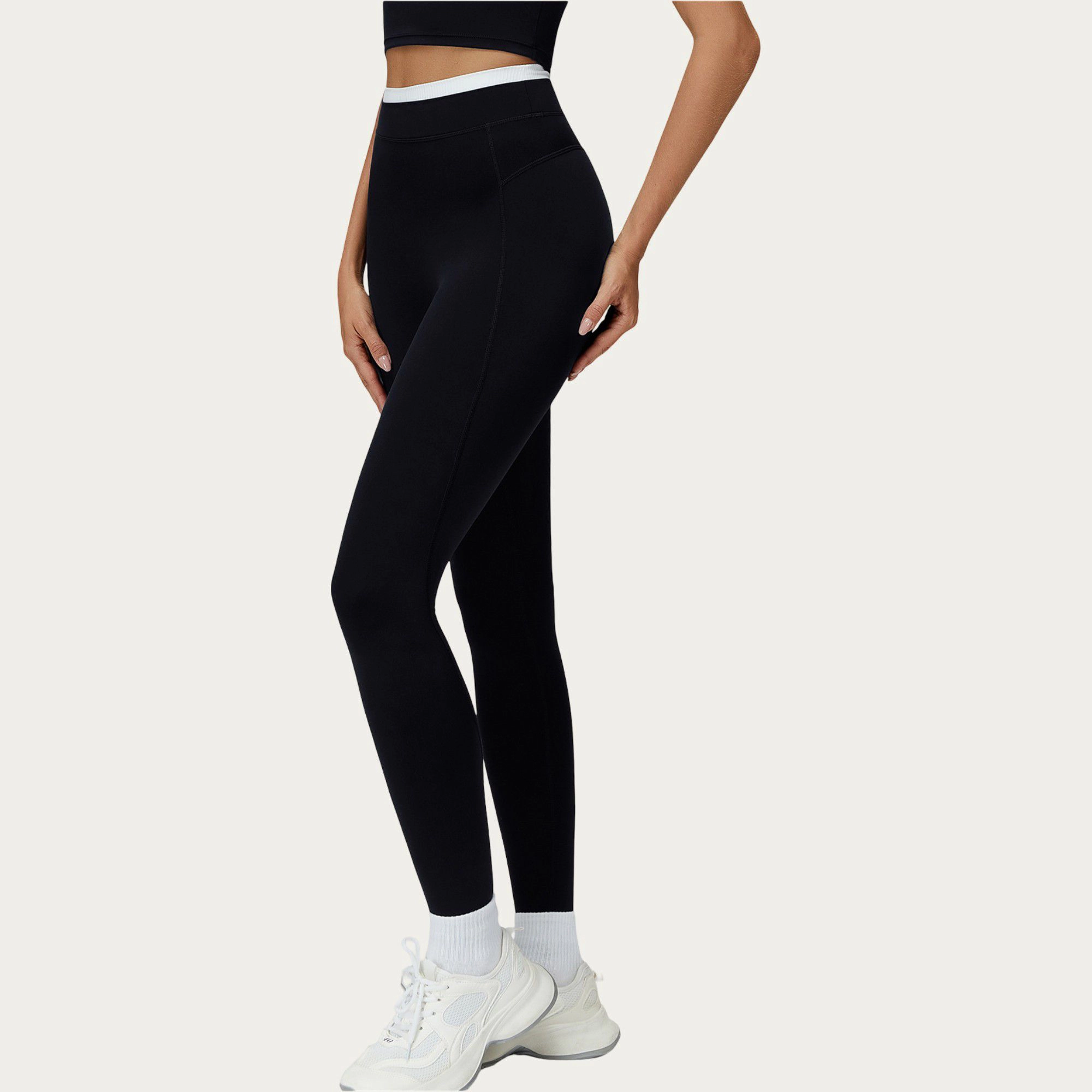 Anna-Kaci Active Women's High Waist Leggings with Smooth Stretch Fit and Side Seam Detail