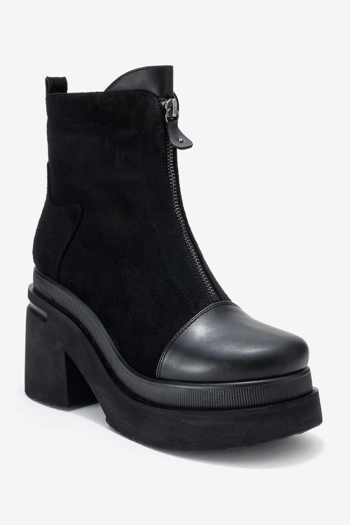 Prologue Shoes Womens Ardenne Platform Zip Boot