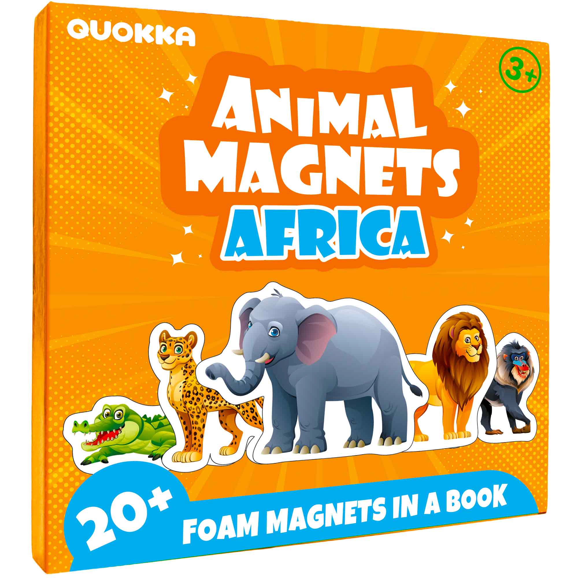 QUOKKA Travel Magnetic Puzzle Game, 20+ Piece Educational Puzzles for Kids Ages 3-5
