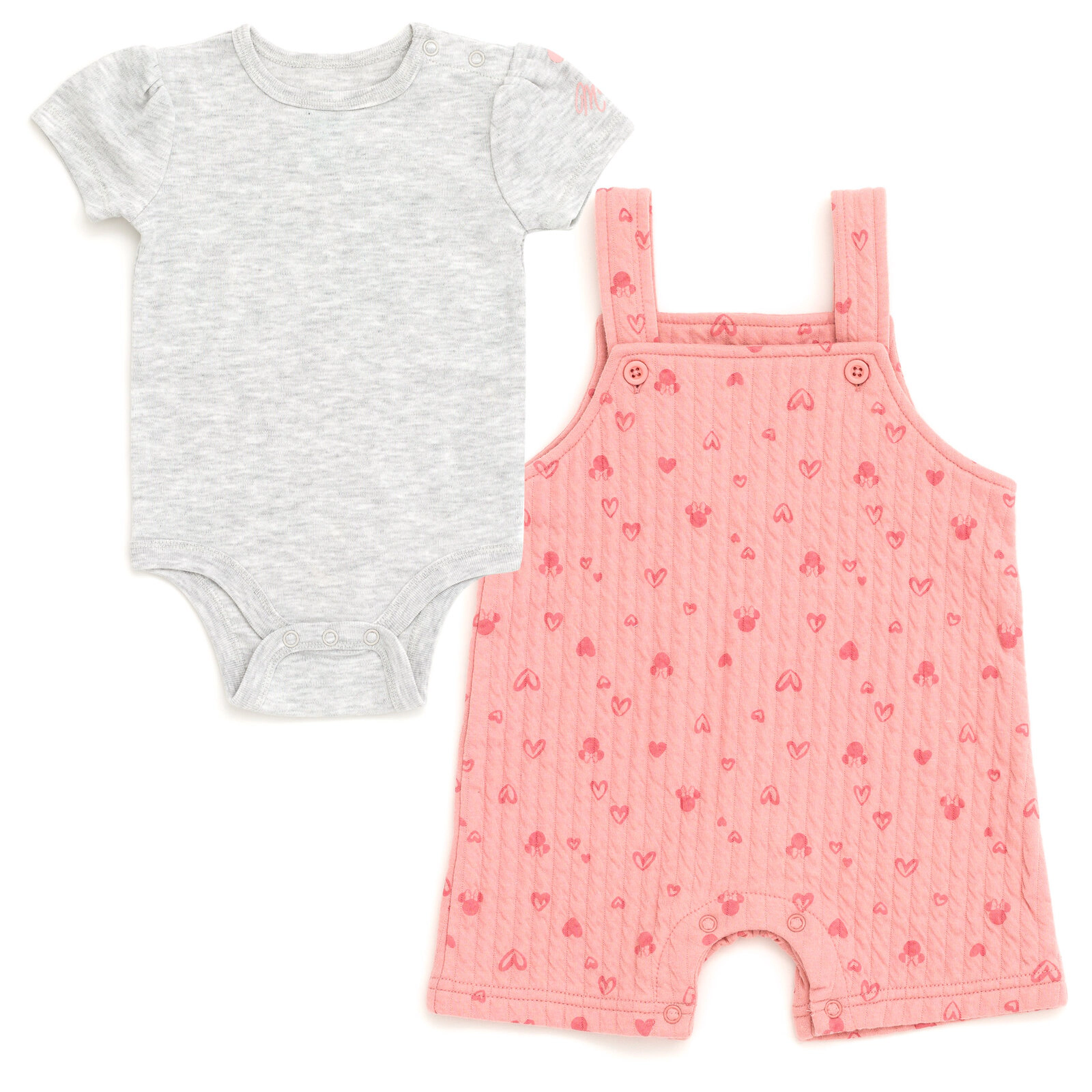 Disney Baby 2-Piece Bodysuit and Shortall Set