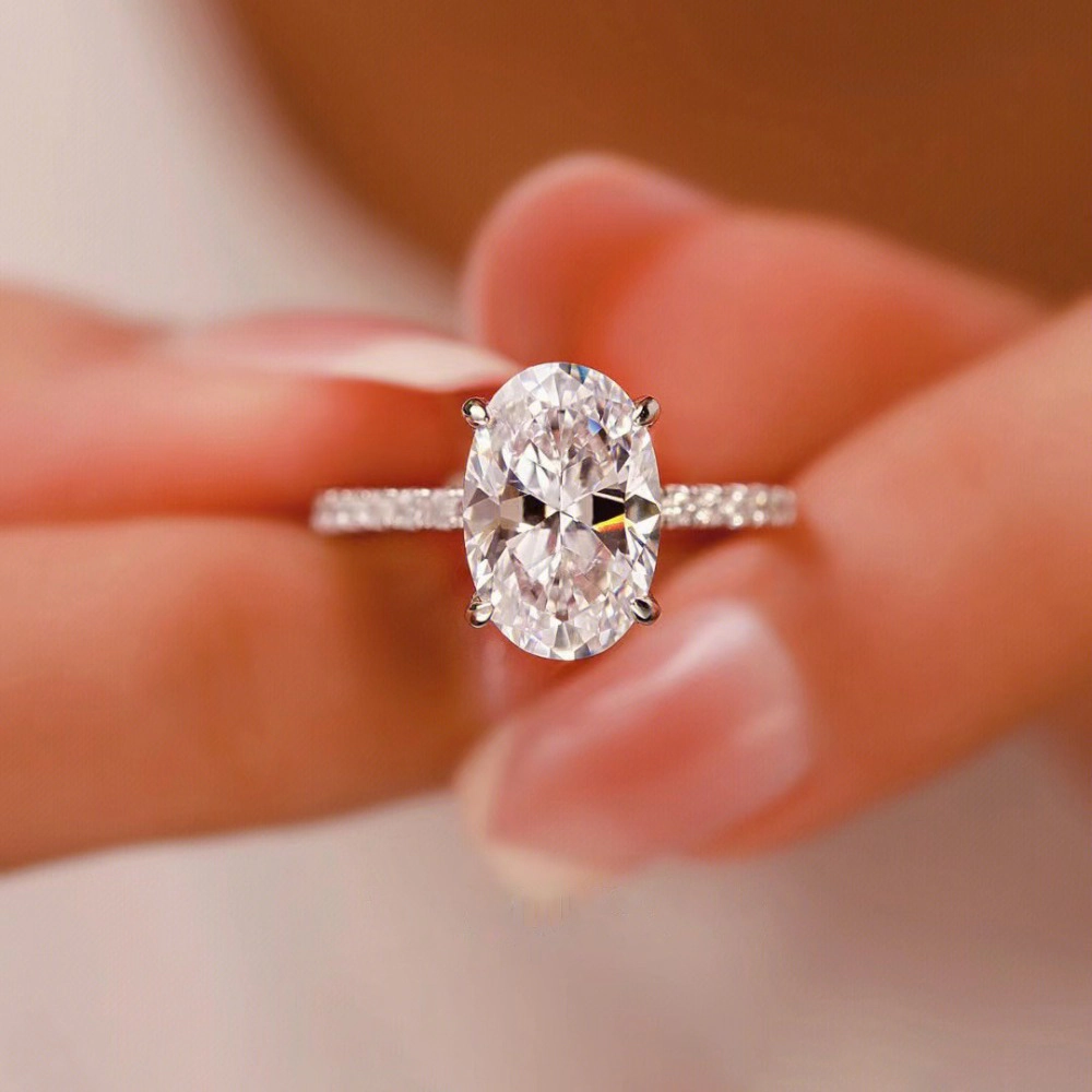 Wardrobe Whimsy Oval Cut Cubic Zirconia Engagement Ring