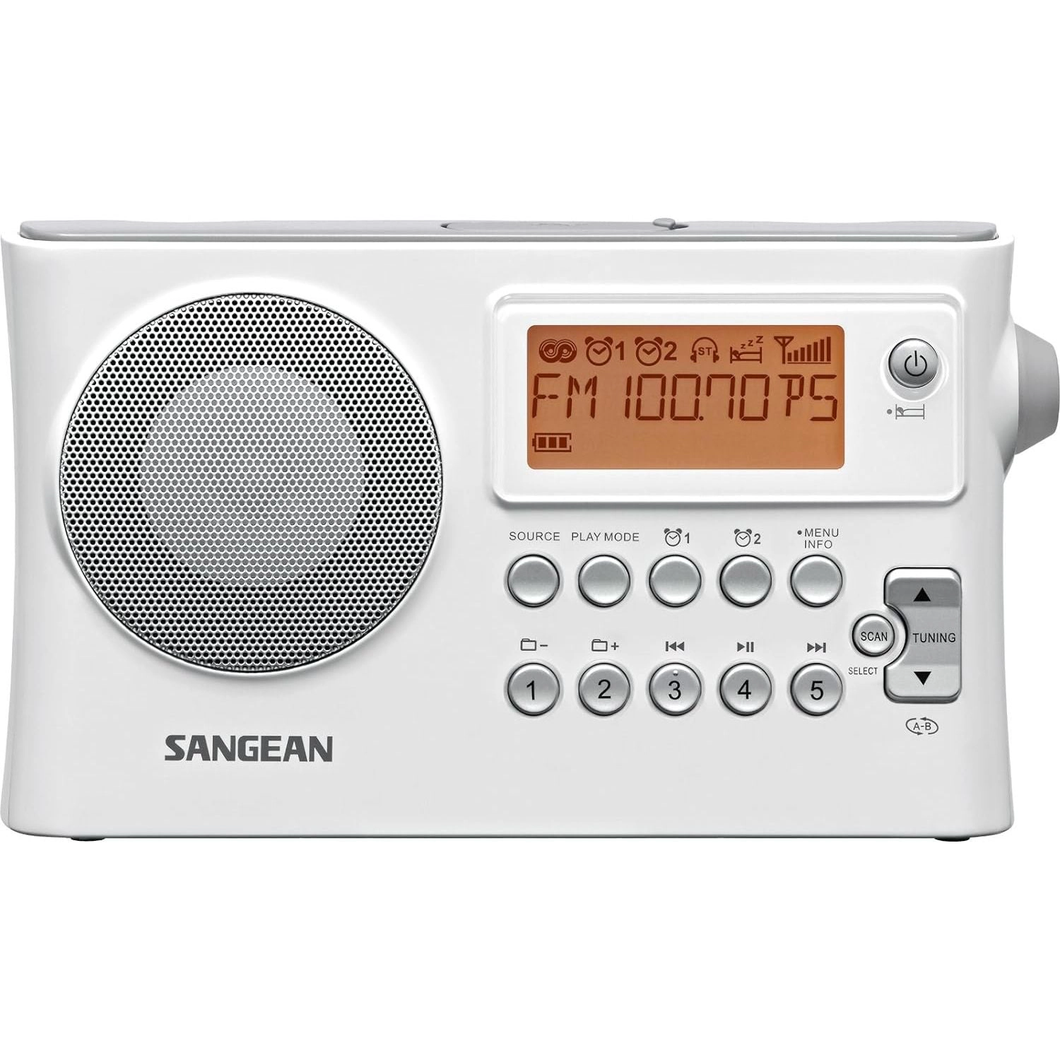 SANGEAN PR-D14 Portable AM/FM-RDS Radio with USB MP3/WMA Playback