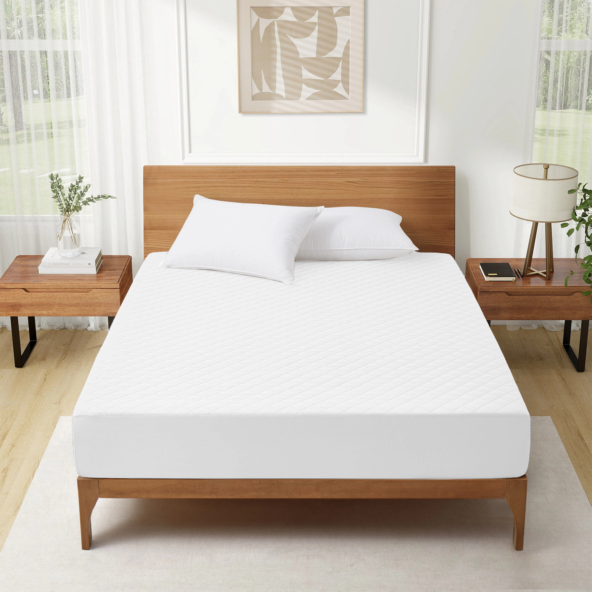PEACE NEST Waterproof Down Alternative Mattress Protector