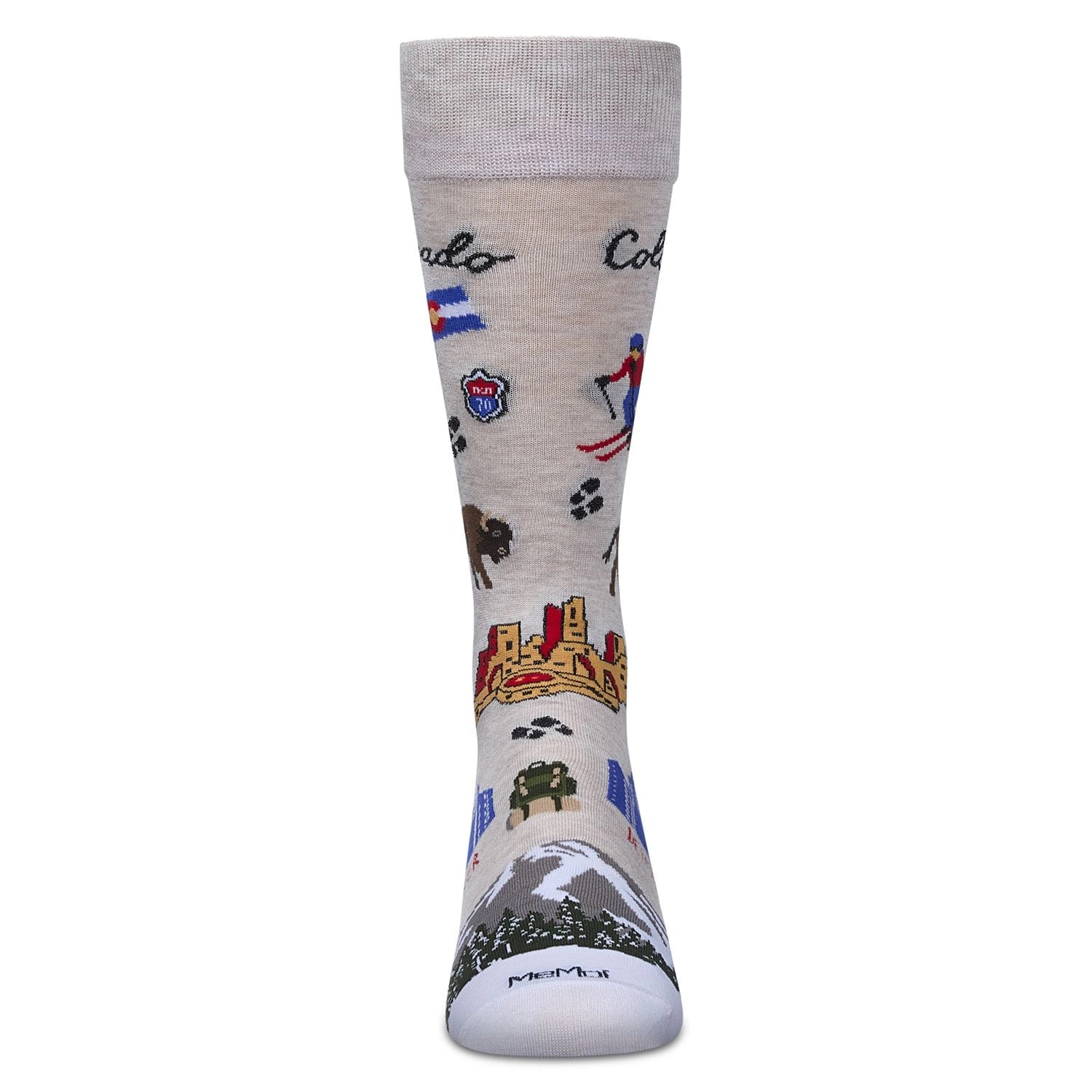 MeMoi Men's Colorado Rayon From Bamboo Crew Socks