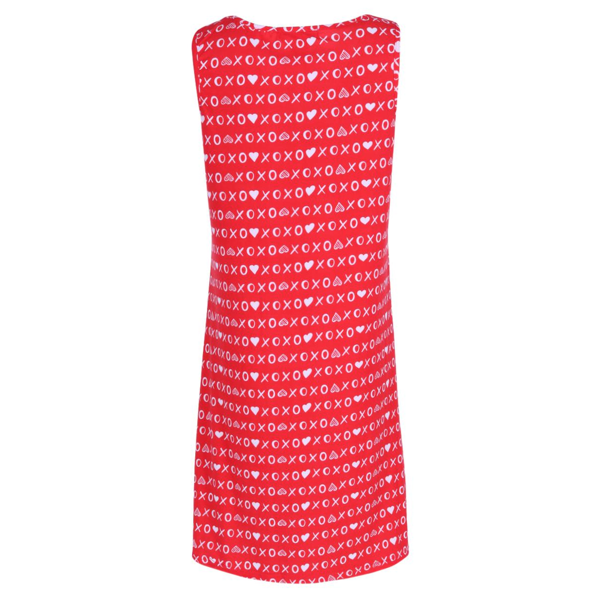 5 More Minutes Women's Hugs Kisses Sleeveless Nightshirt