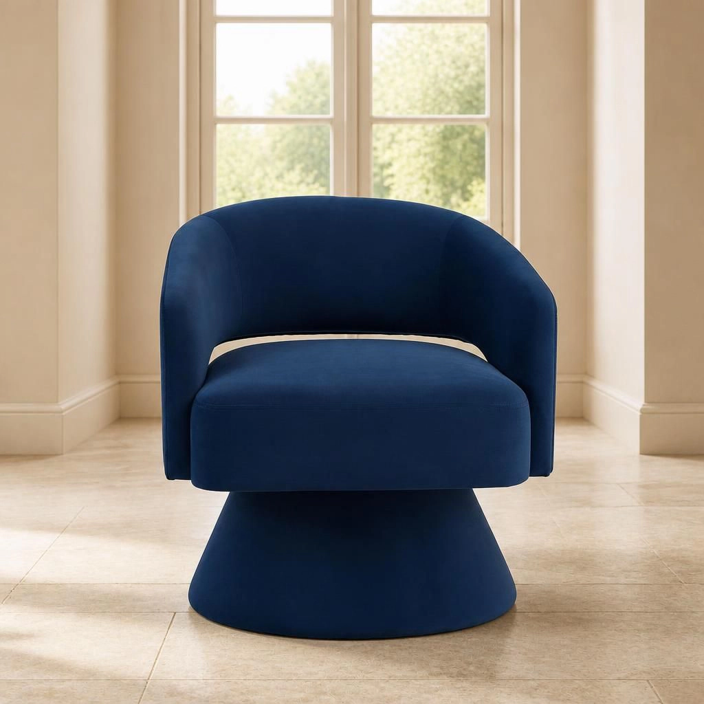 GOODSILO Soft Upholstered Velvet Accent Chair