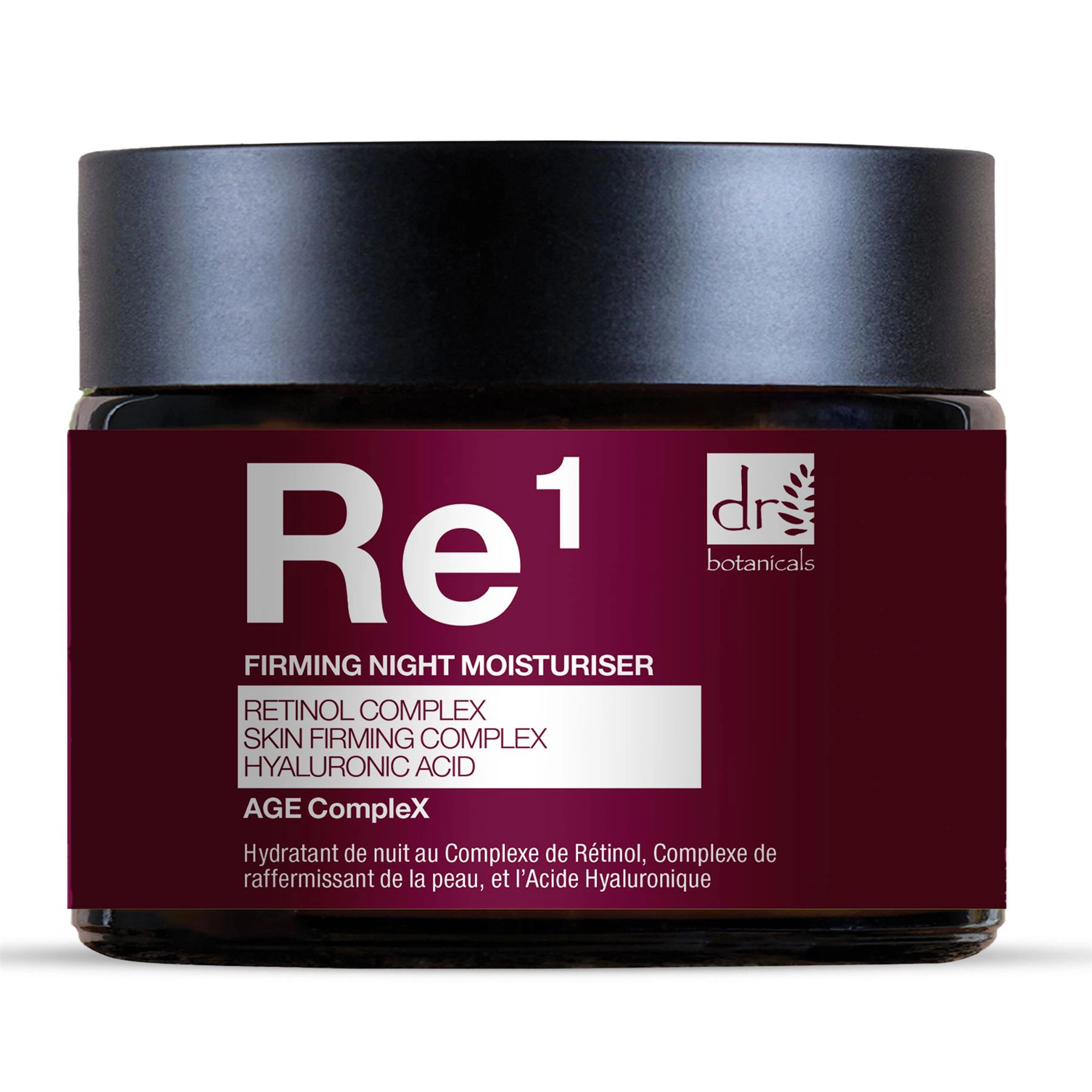 Dr Botanicals Retinol Complex 1% Night Moisturiser 60ml - Firming Hyaluronic Acid & Vitamin E