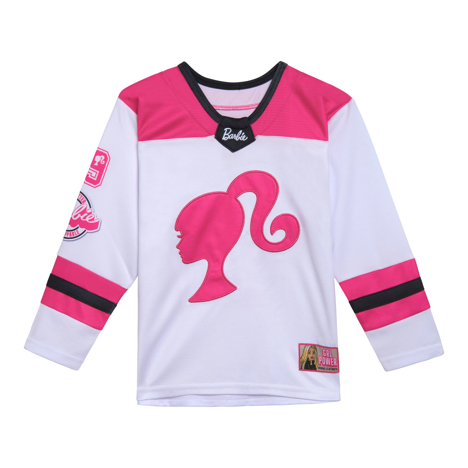 Barbie Girls' Athletic Hockey Jersey