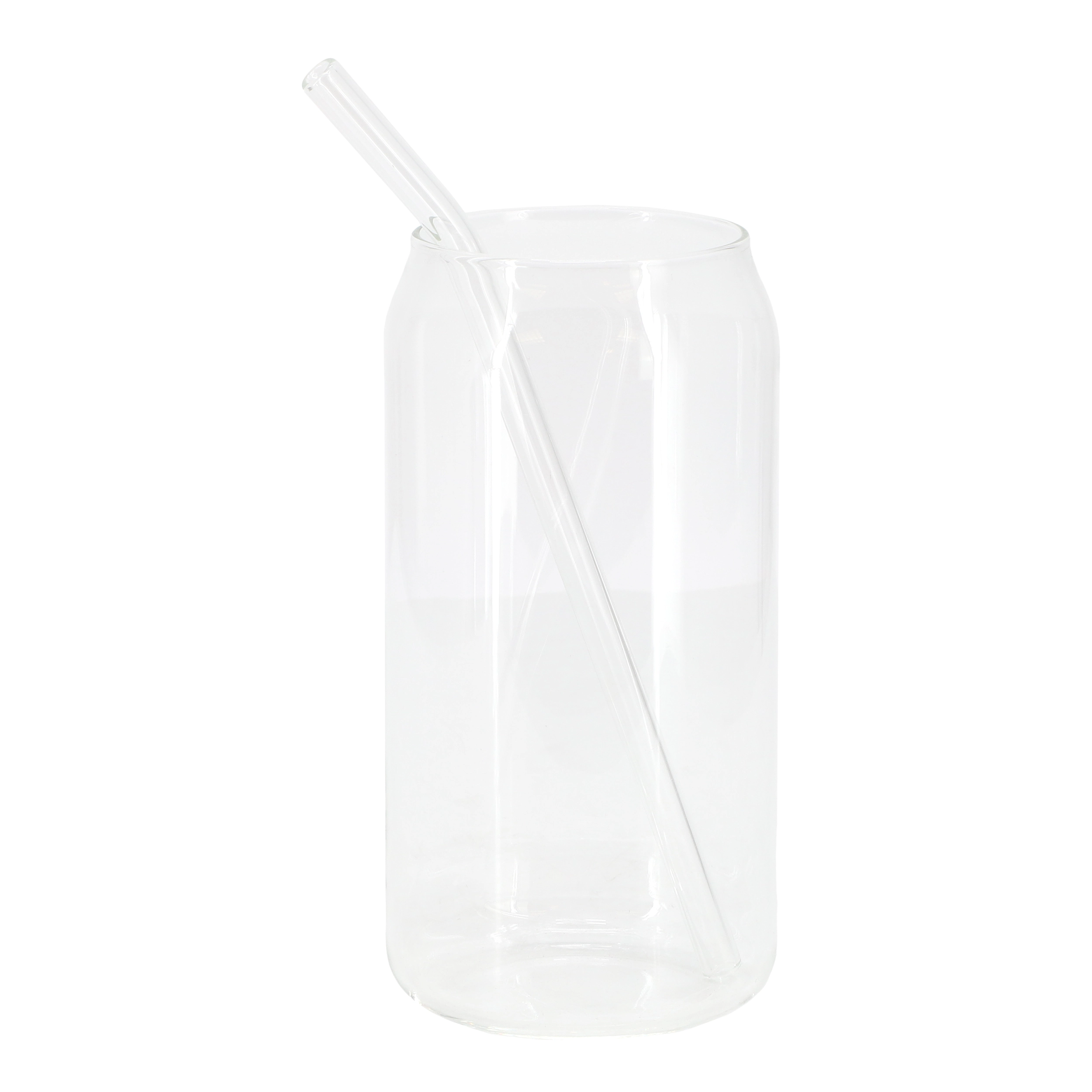 Gibson Home Zadie 10 Piece Glass Tumbler and Straw Set in Clear