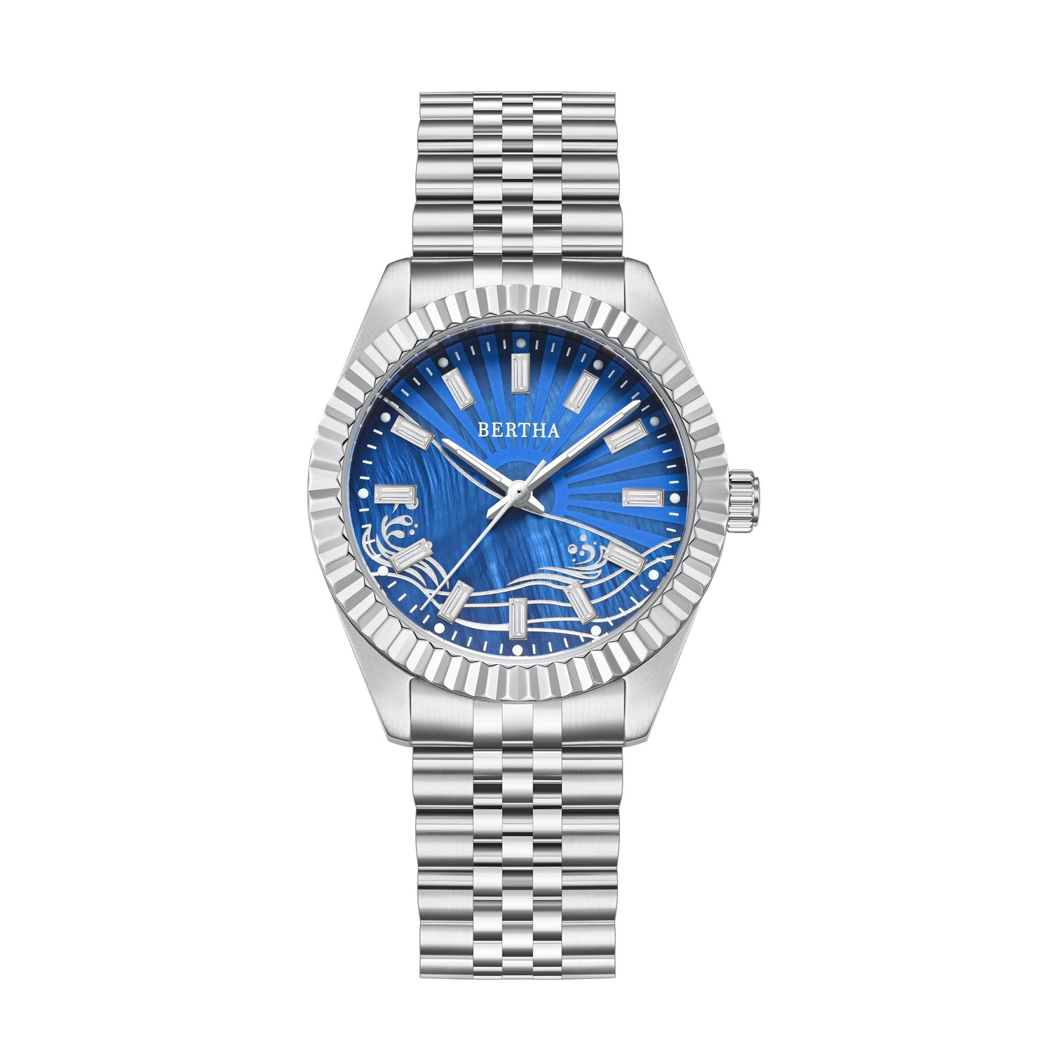 Bertha Marina Mother-Of-Pearl Bracelet Watch