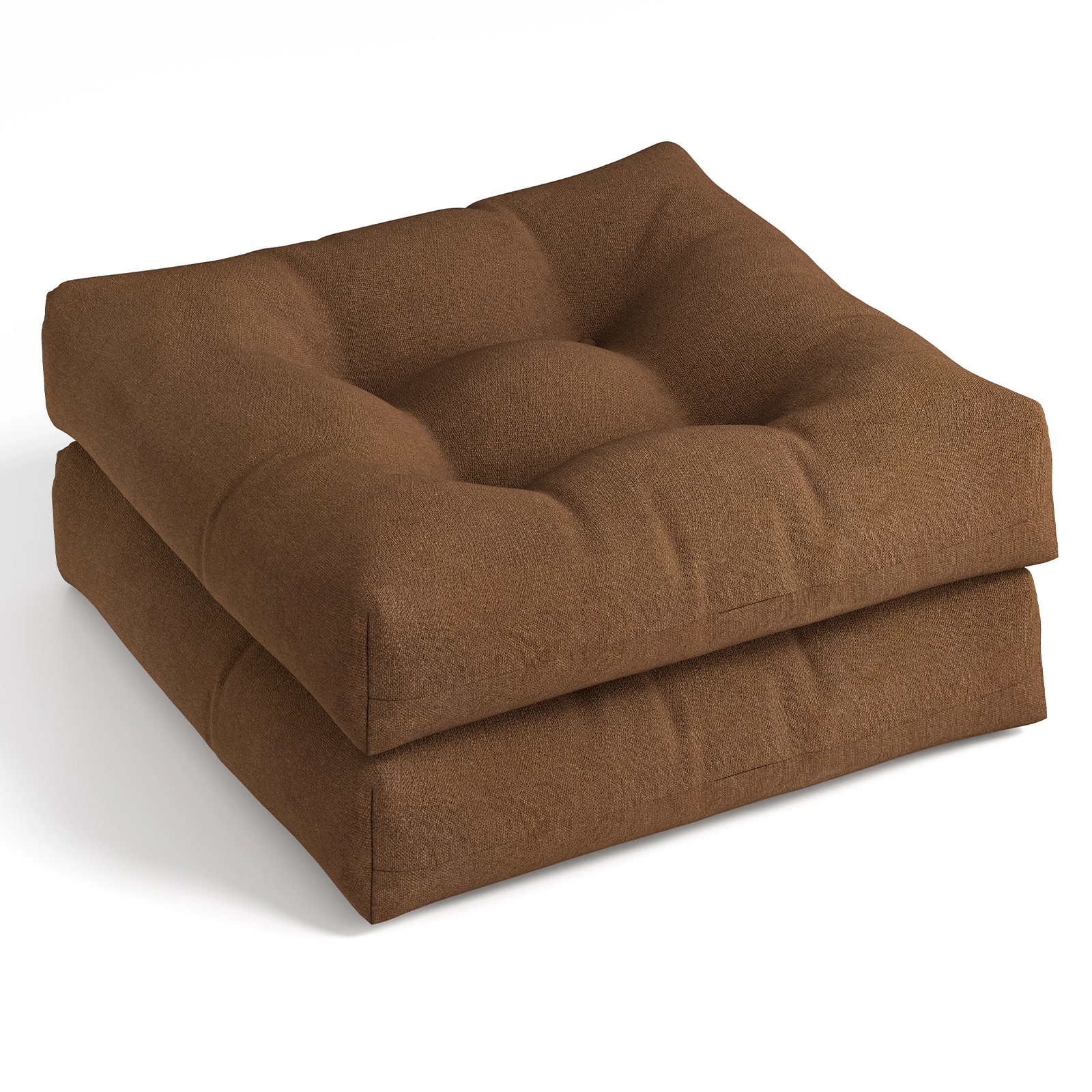 SlickBlue Square Patio Furniture Seat Cushions with Cotton Filling