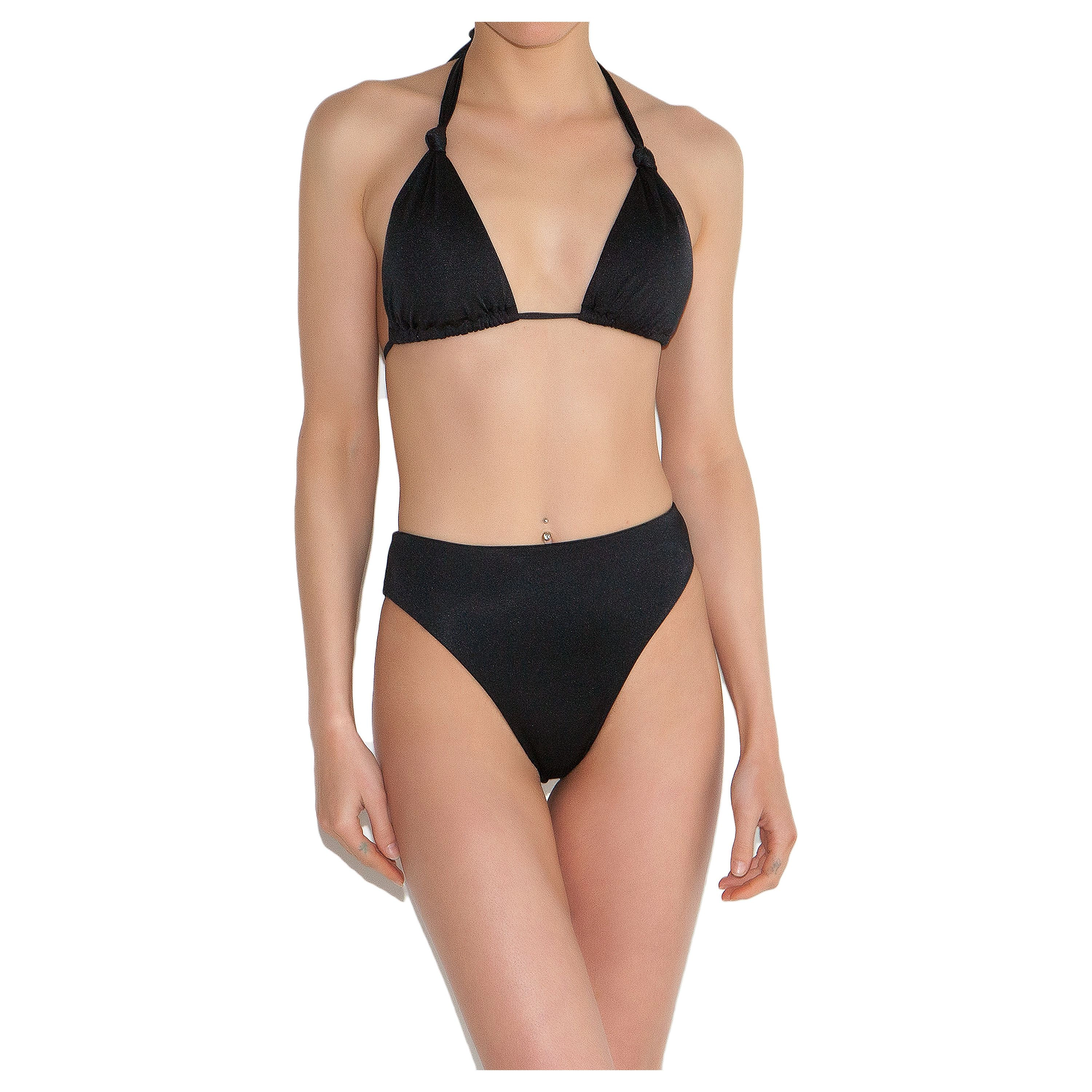 Cherina Beachwear Women's George High-Waisted Bikini Bottom