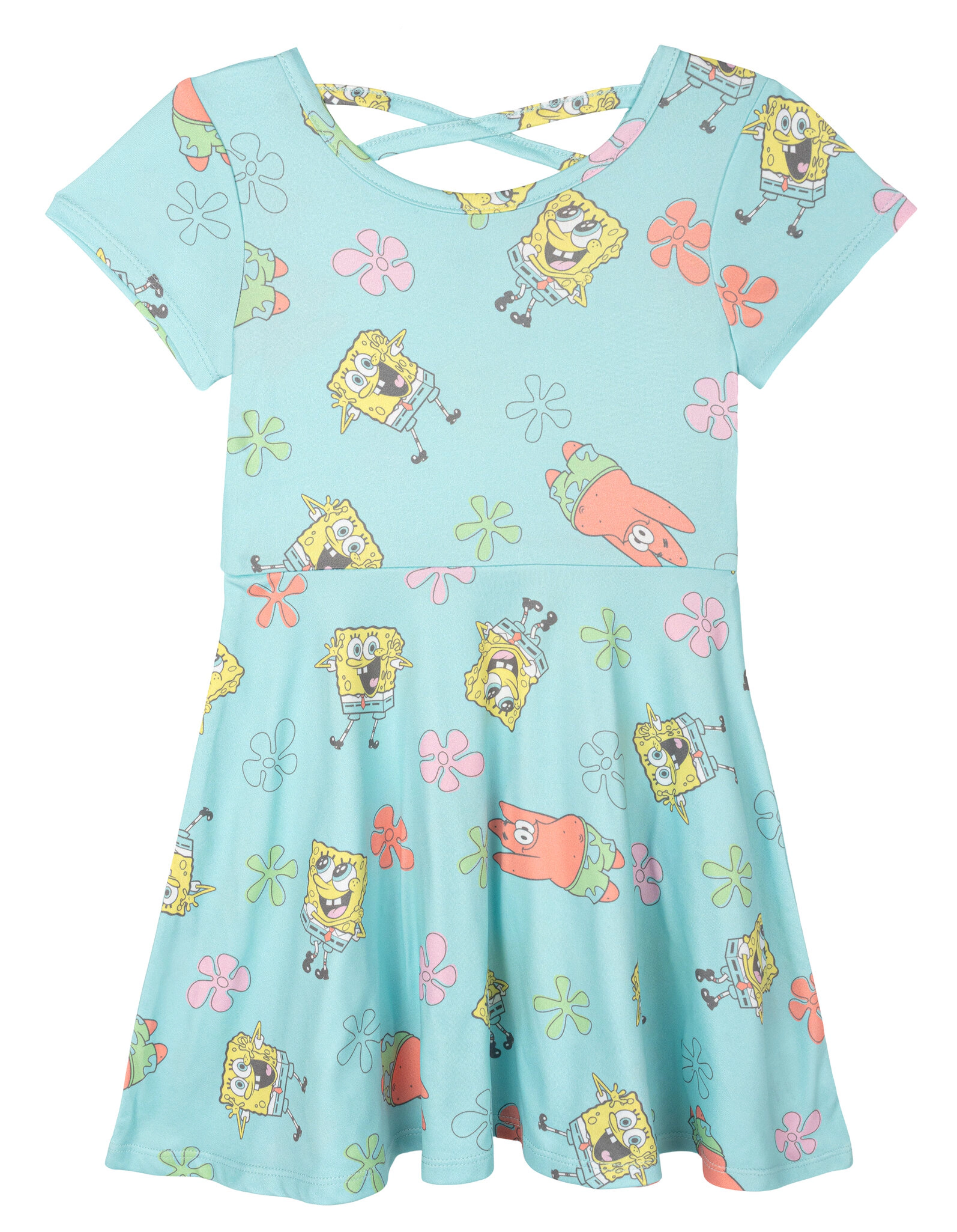 SpongeBob SquarePants Girls' 2-Pack Skater Dresses
