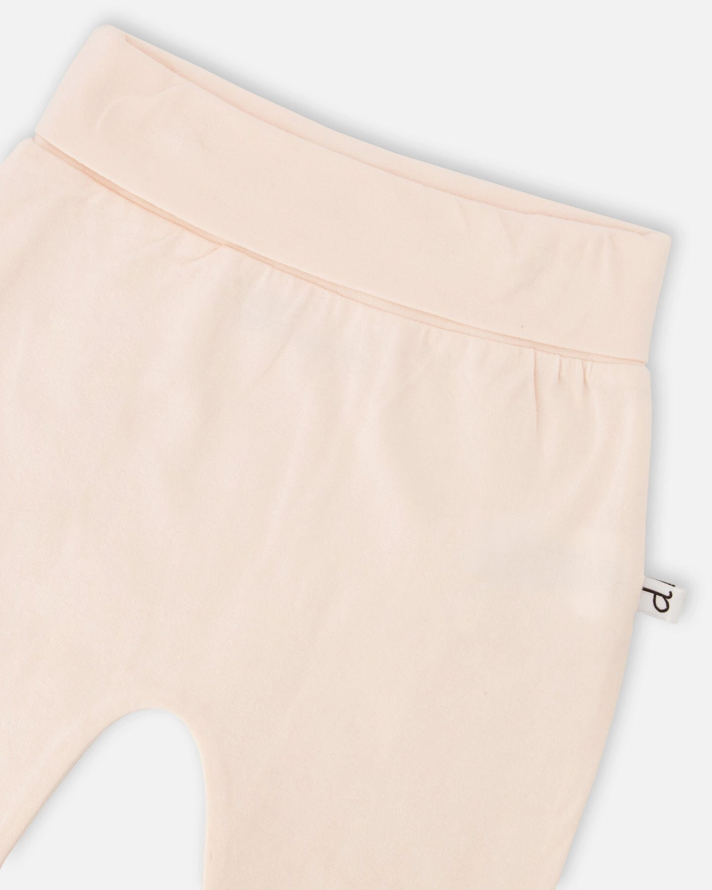 Deux par Girls Organic Cotton Jersey Foldover Waist Evolutive Pants