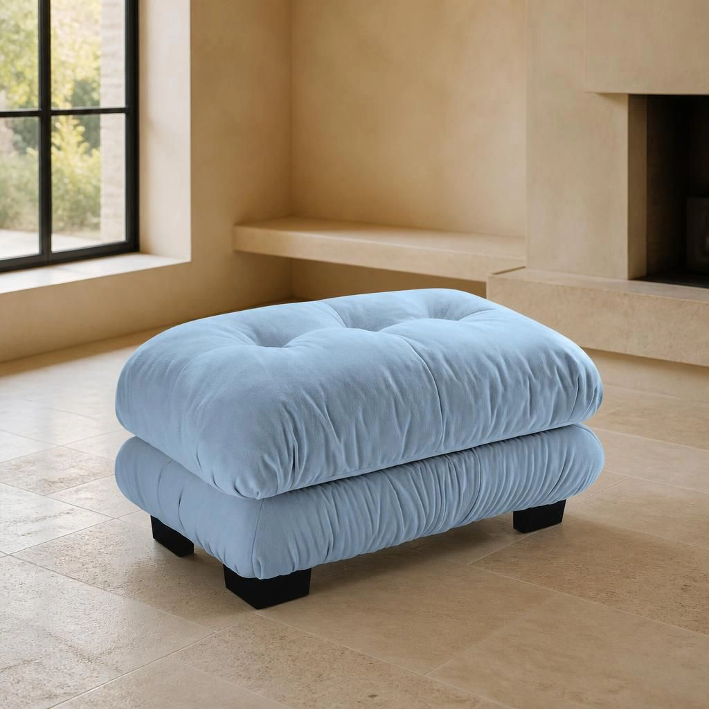 GOODSILO Upholstered Rectangular Multi Use Ottoman