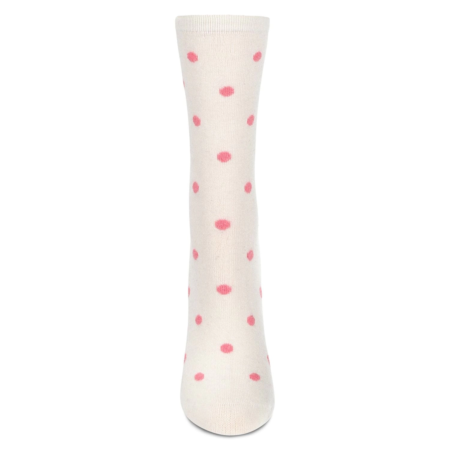 MeMoi Women's Pretty in Polka Dots Cashmere Blend Crew Socks