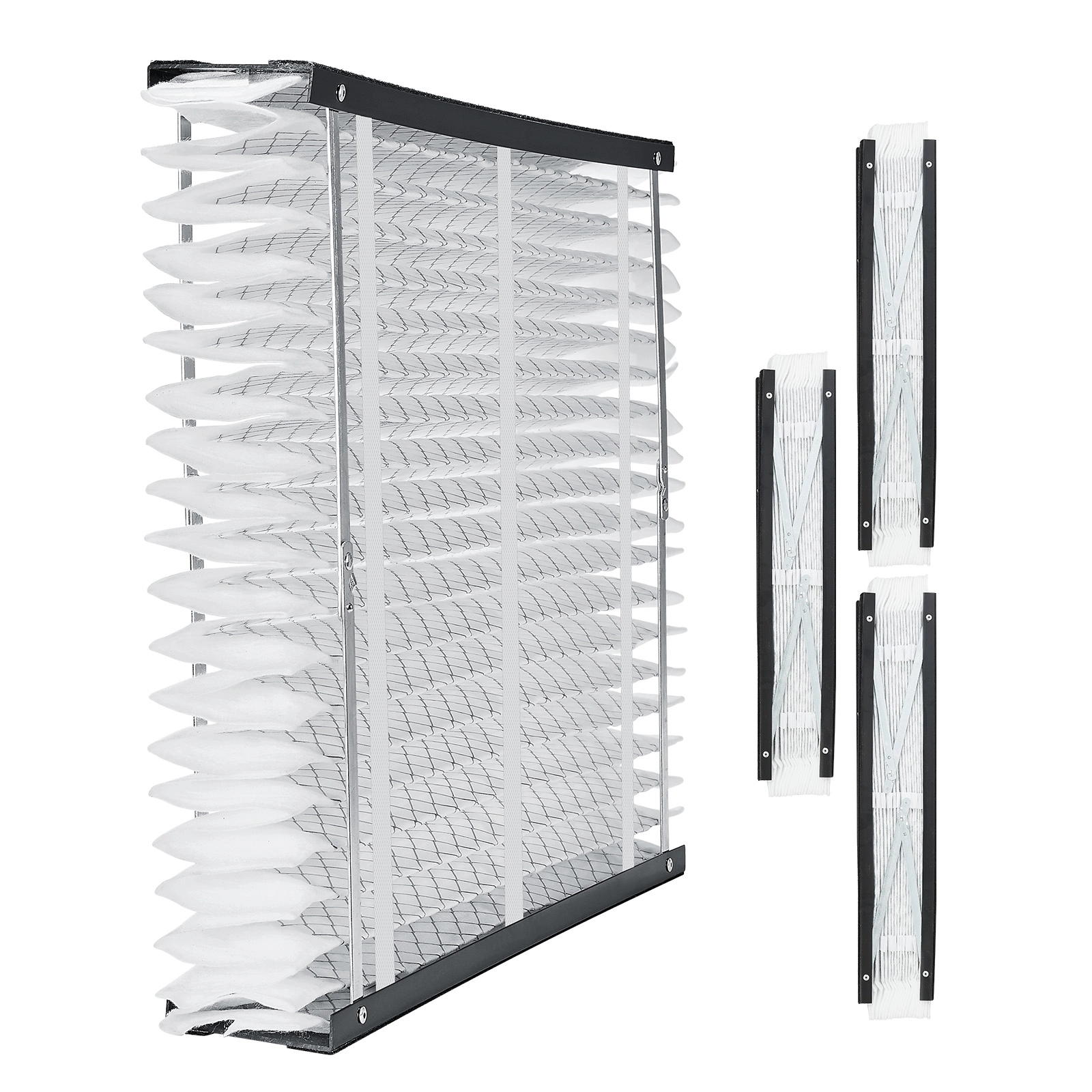 HONGGE Furnace Filter, HVAC Ac Filters, 12-Month Electrostatic Pleated Air Conditioner Filters, for Capturing Dust, Smog