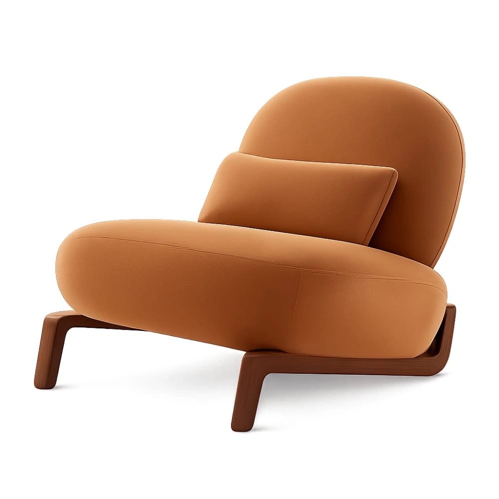 GOODSILO Upholstered Fabric Accent Chair