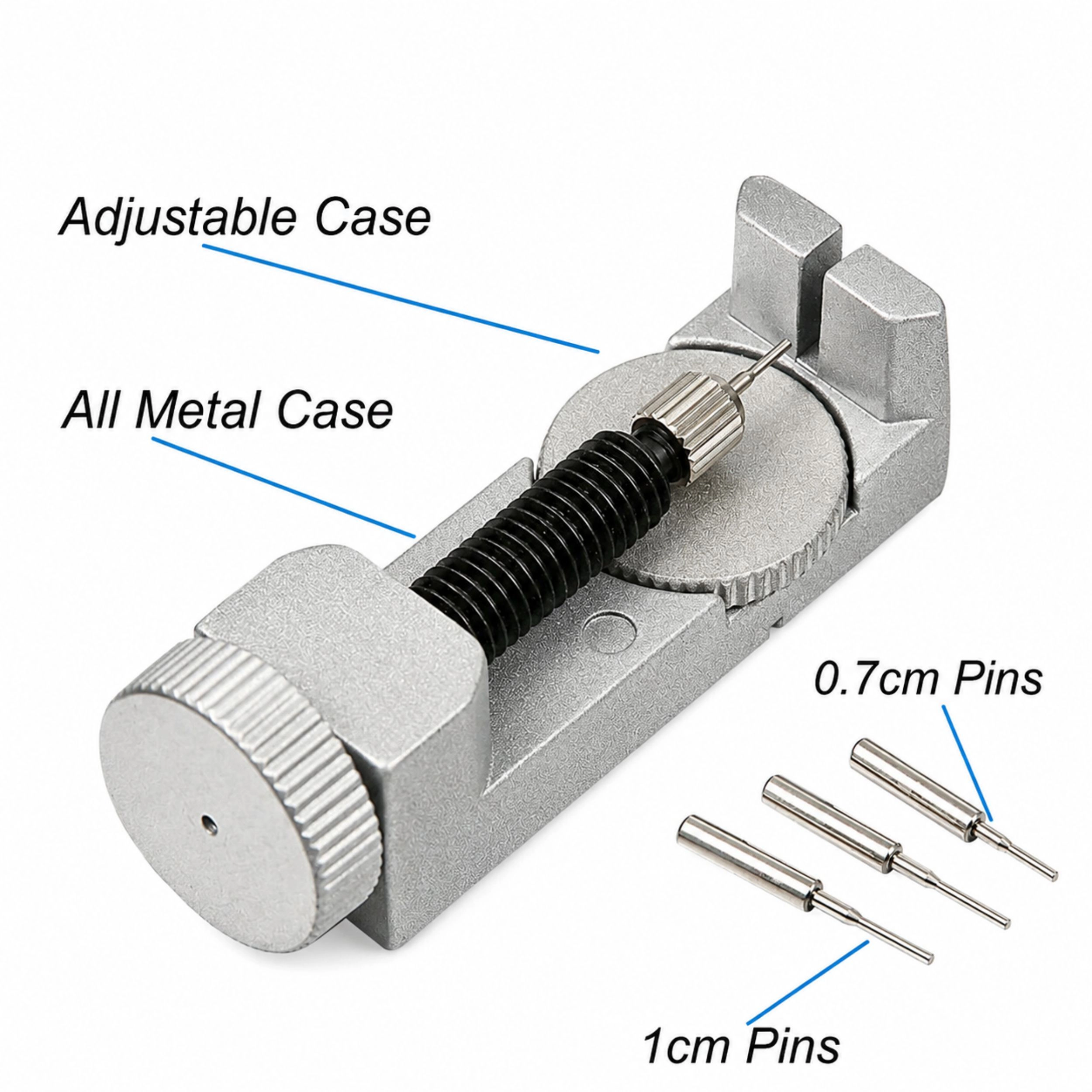 Home Collection Metal Watch Band Link Remover Tool Kit Adjustable Repair Set