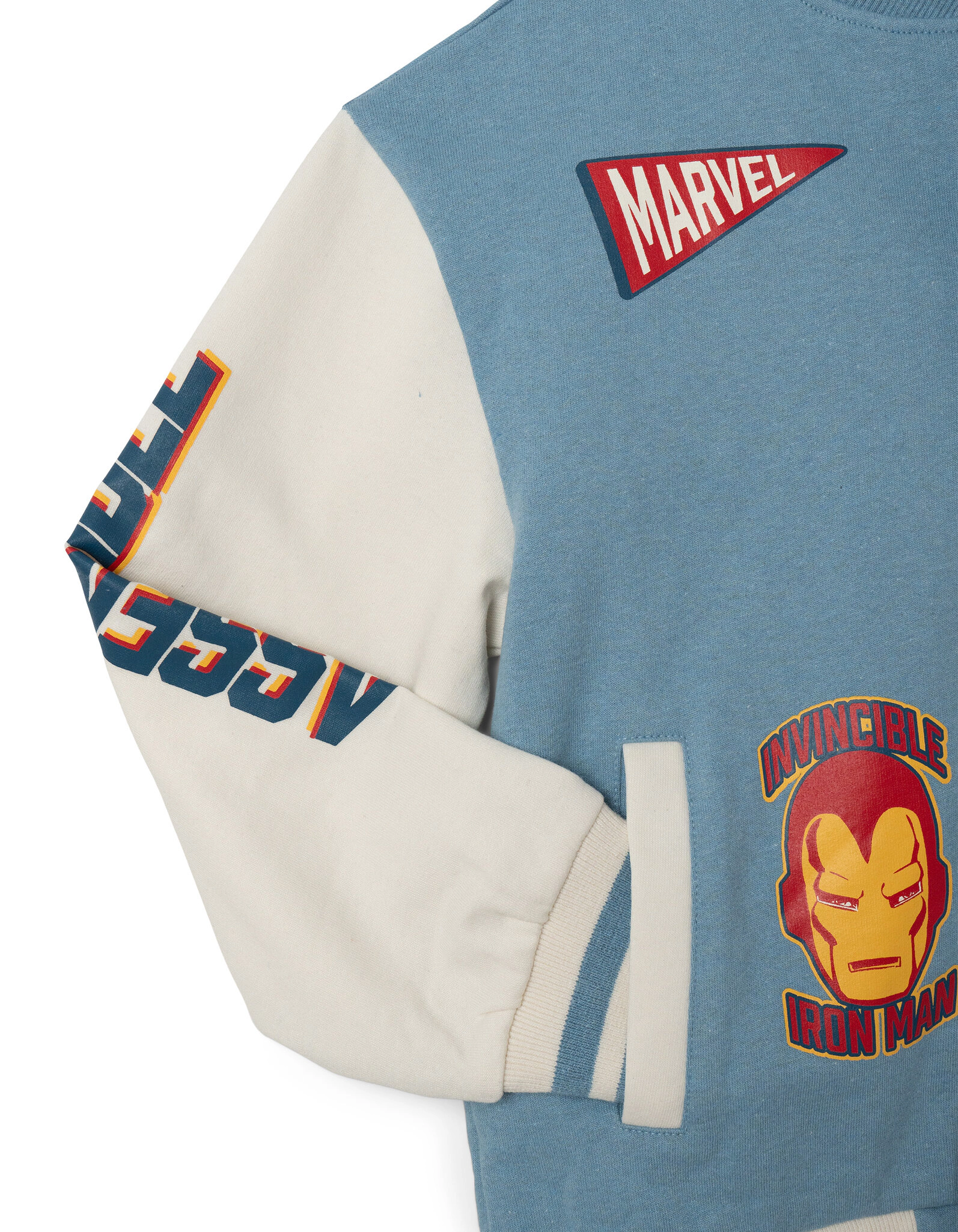 Marvel Boys' Fleece Varsity Jacket and Pants Set