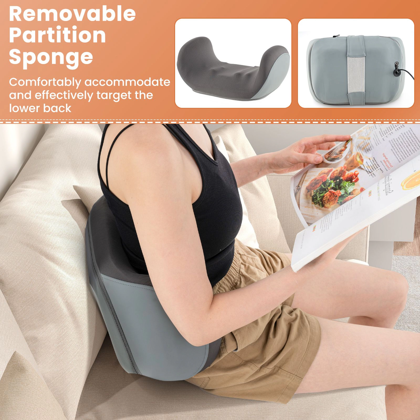 SlickBlue Foot and Calf Massager with Heat Electric Shiatsu Leg Massager