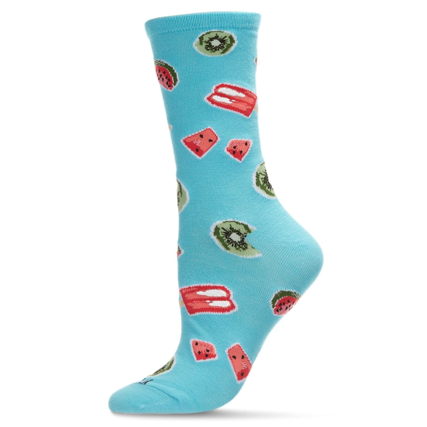 MeMoi Sweet & Fruity Bamboo Blend Crew Socks