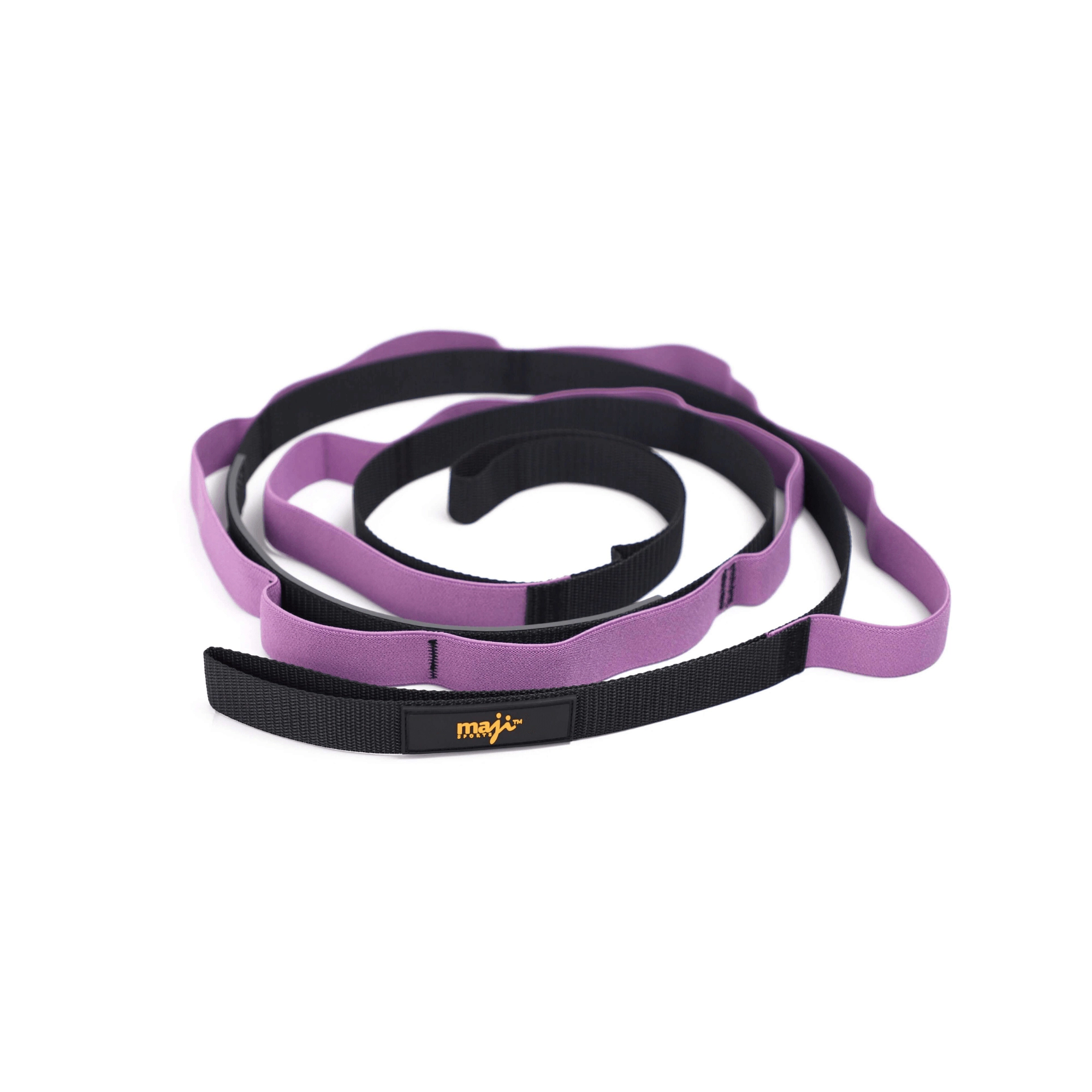 Maji Sports Unisex Elastic Yoga Strap With 9 Loops
