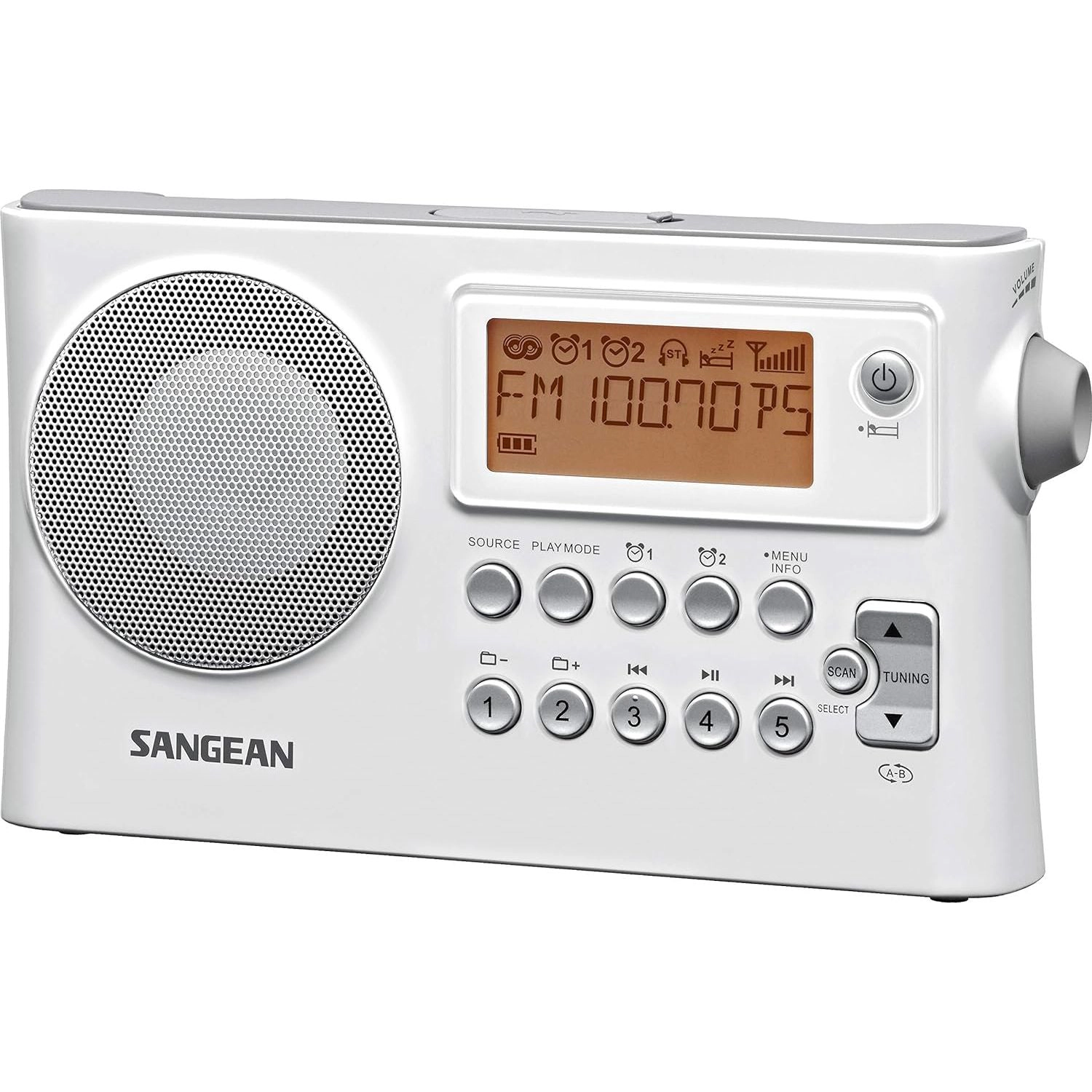SANGEAN PR-D14 Portable AM/FM-RDS Radio with USB MP3/WMA Playback