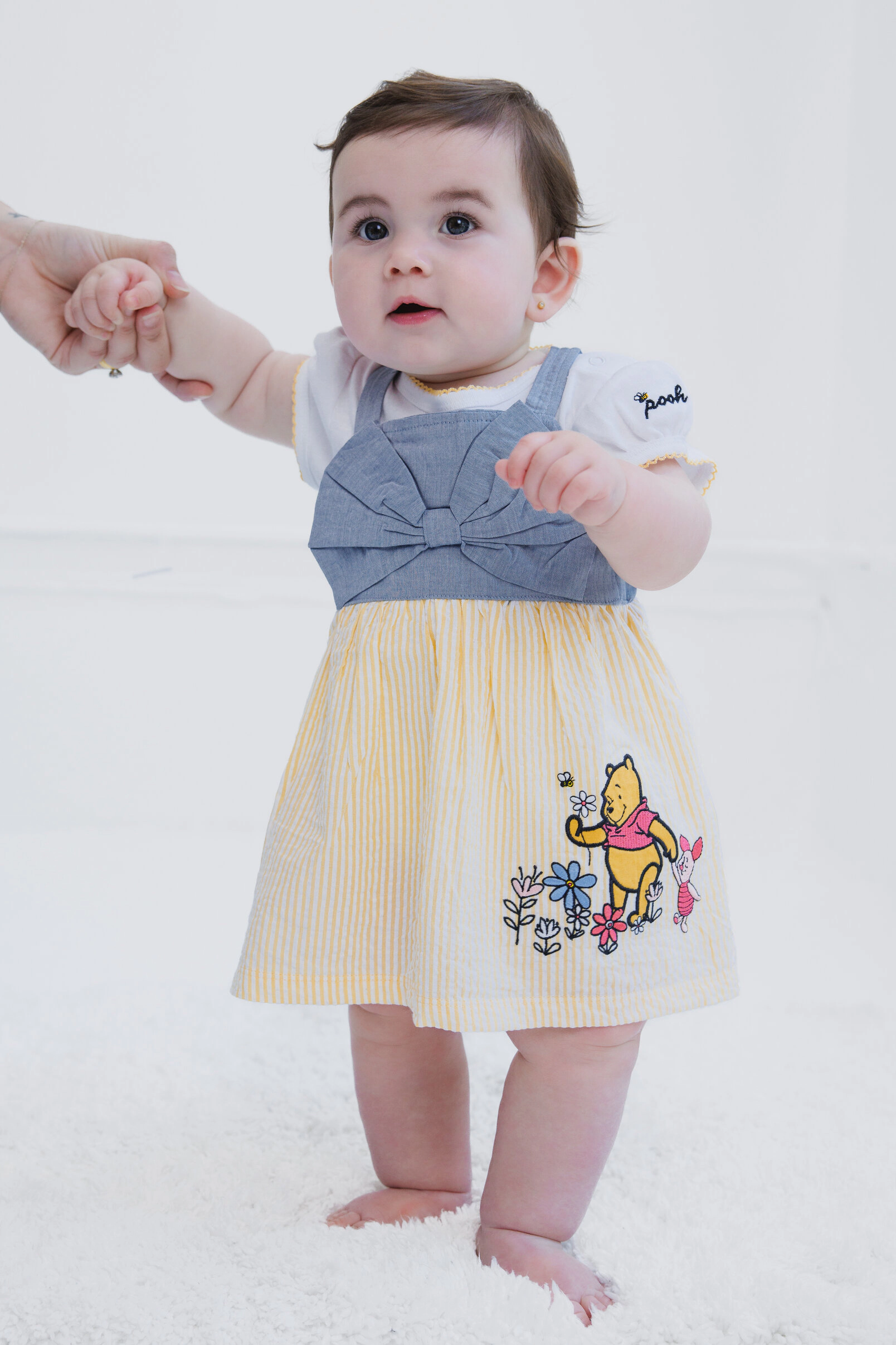 Disney Baby Girls' 2-Piece Bodysuit and Jumper Dress Set