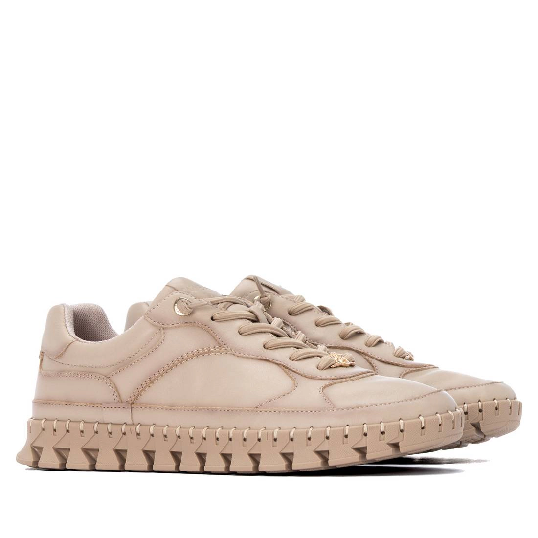 Women's Leather Lace-Up Sneakers Carmela Collection By XTI
