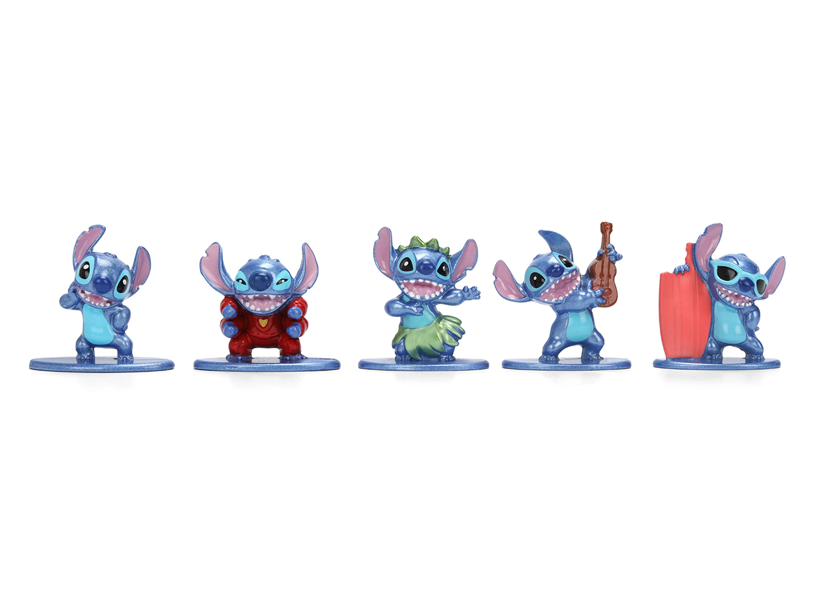 Jada Set of 12 Diecast Figures "Disney's Stitch" Franchise "Nano Metalfigs" Series Diecast models by Jada