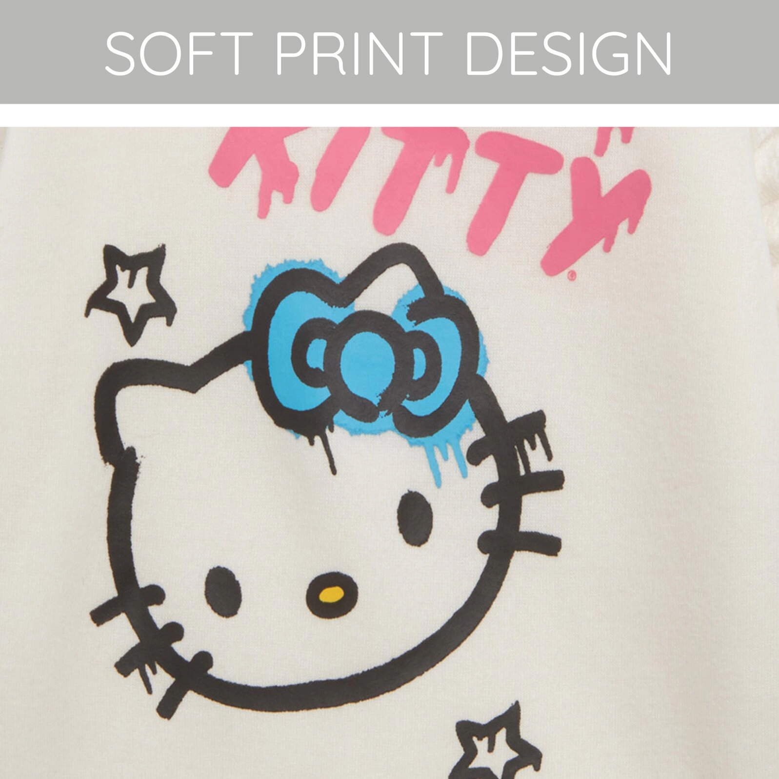 Hello Kitty Girls' Fleece Pullover Sweatshirt