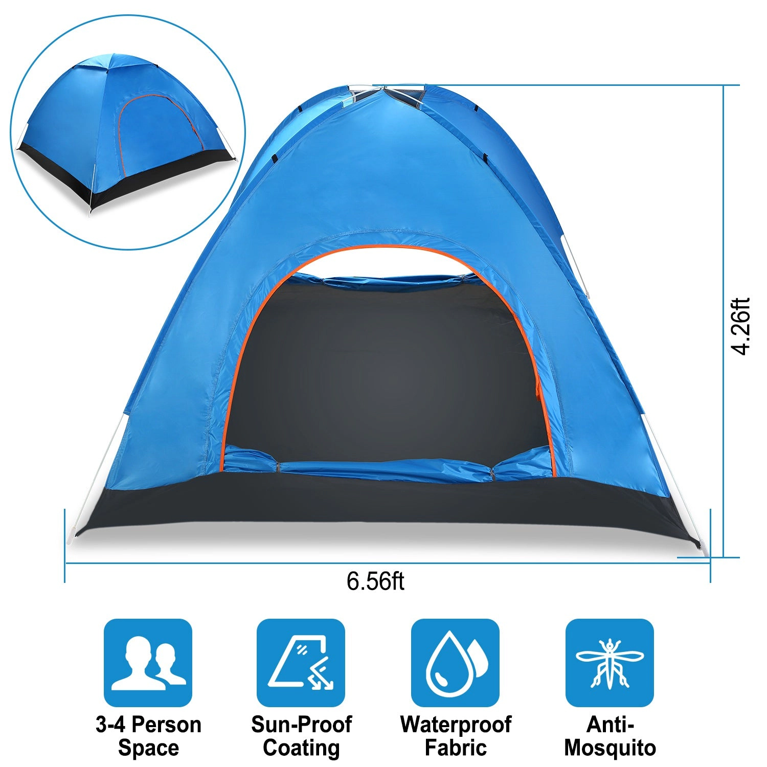 IMounTEK Unisex Waterproof Pop-Up Camping Tent