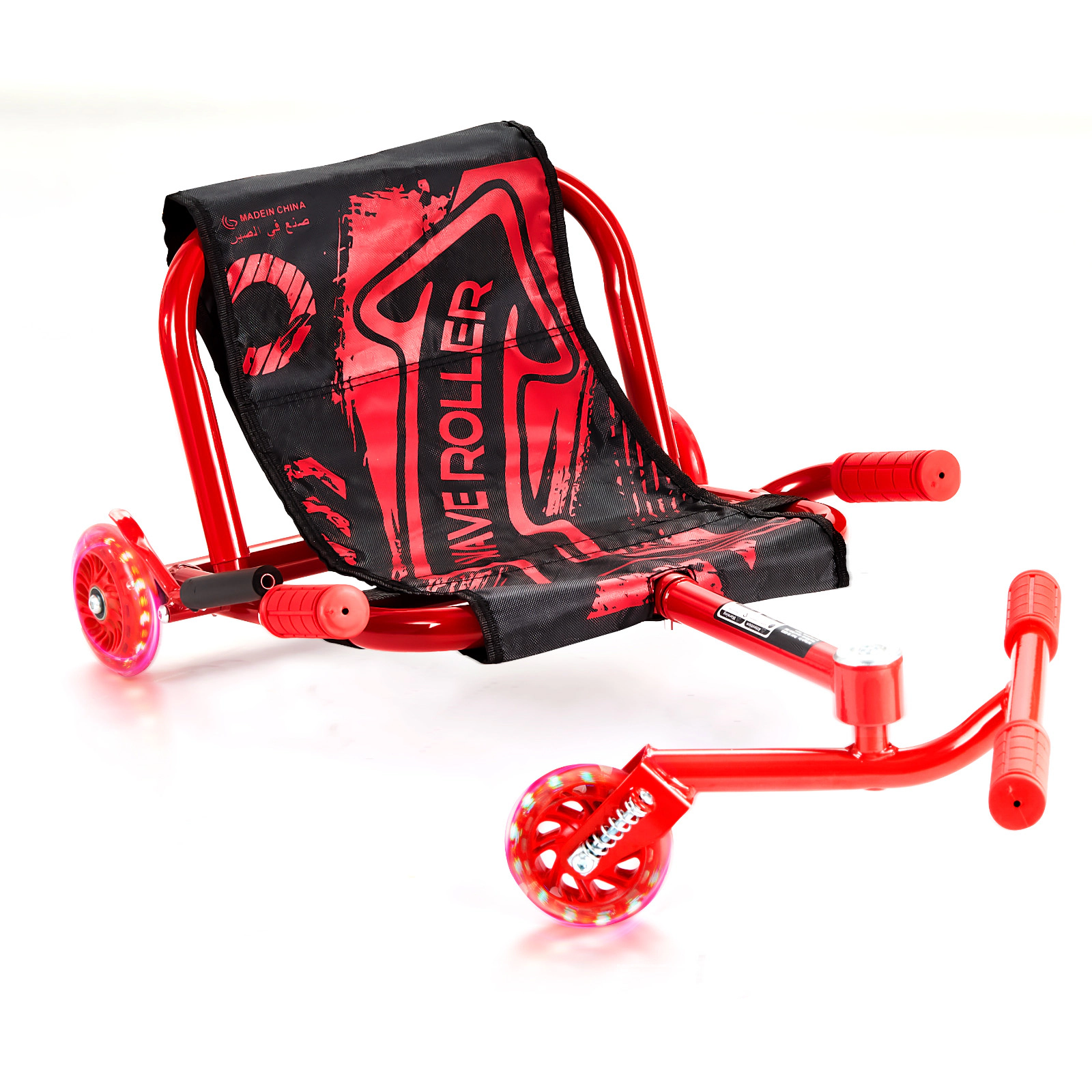 HONGGE Ride on Scooter Load Capacity of 132 lbs Swing Side-to-Side for Amazing Ride Powered by Zig-Zag Motion Ride on