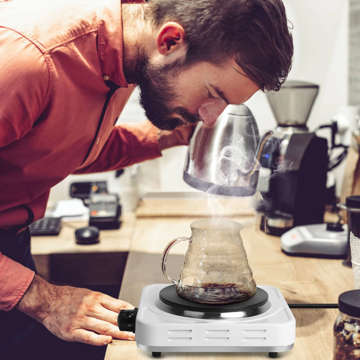 IMounTEK Unisex Portable Electric Single Burner Hot Plate