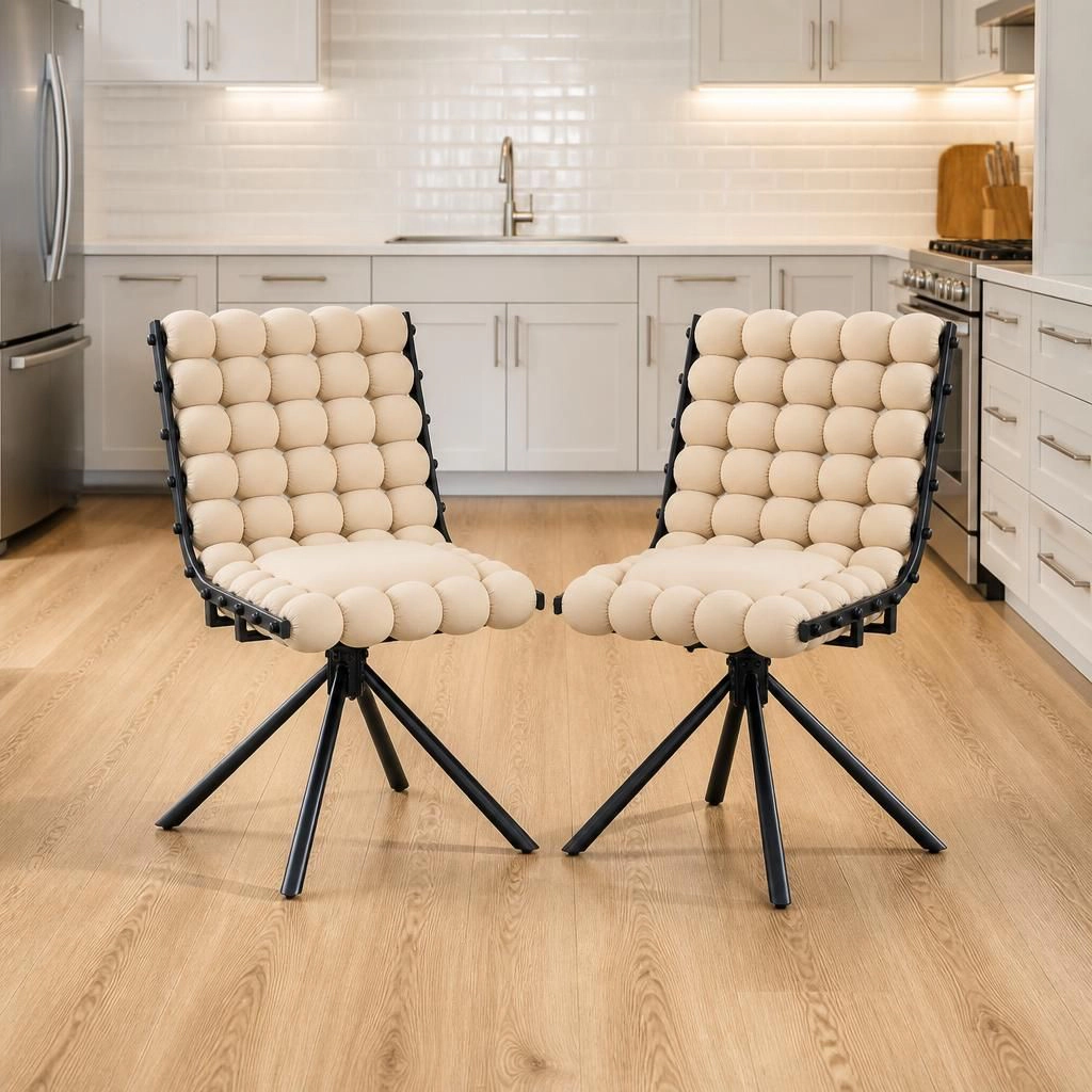 GOODSILO Comfortable Upholstered Velvet Dining Seating Chair