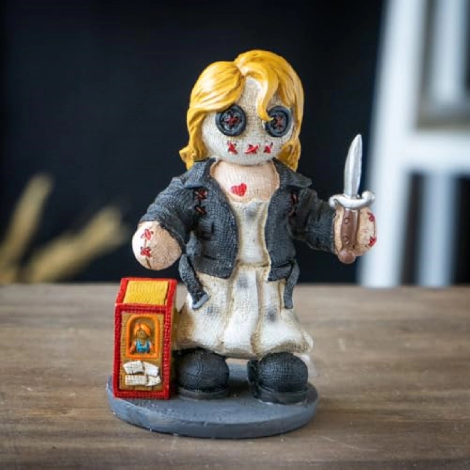 Pacific Giftware Pinhead Monster Tiff Holding Dagger Collectible Resin Figurine 4.3 inches by Ruben Macias