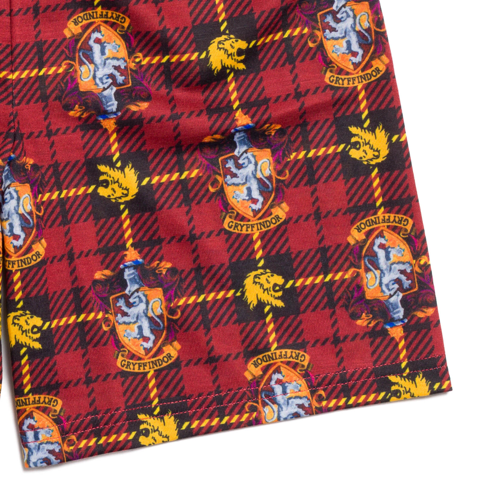 Harry Potter Gryffindor Boys' Pajama Shirt and Shorts Set