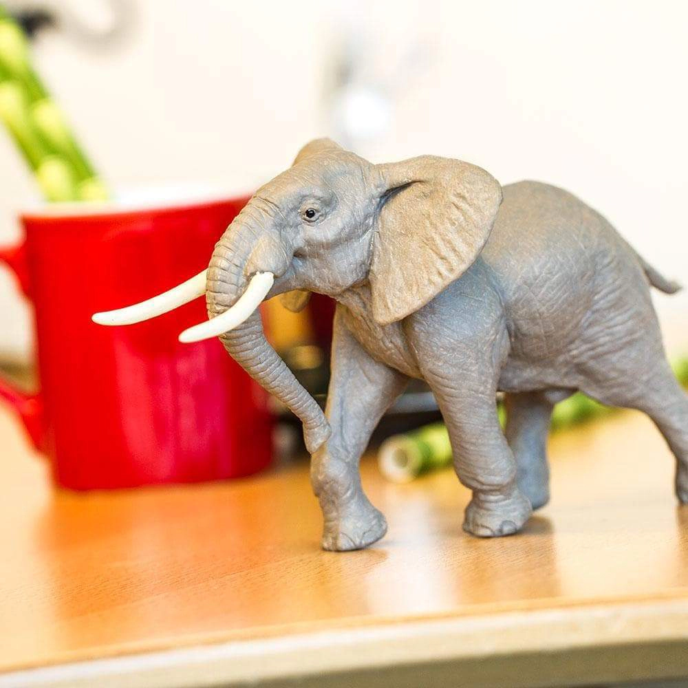 Safari Ltd. - African Bull Elephant Kids Toy Figure