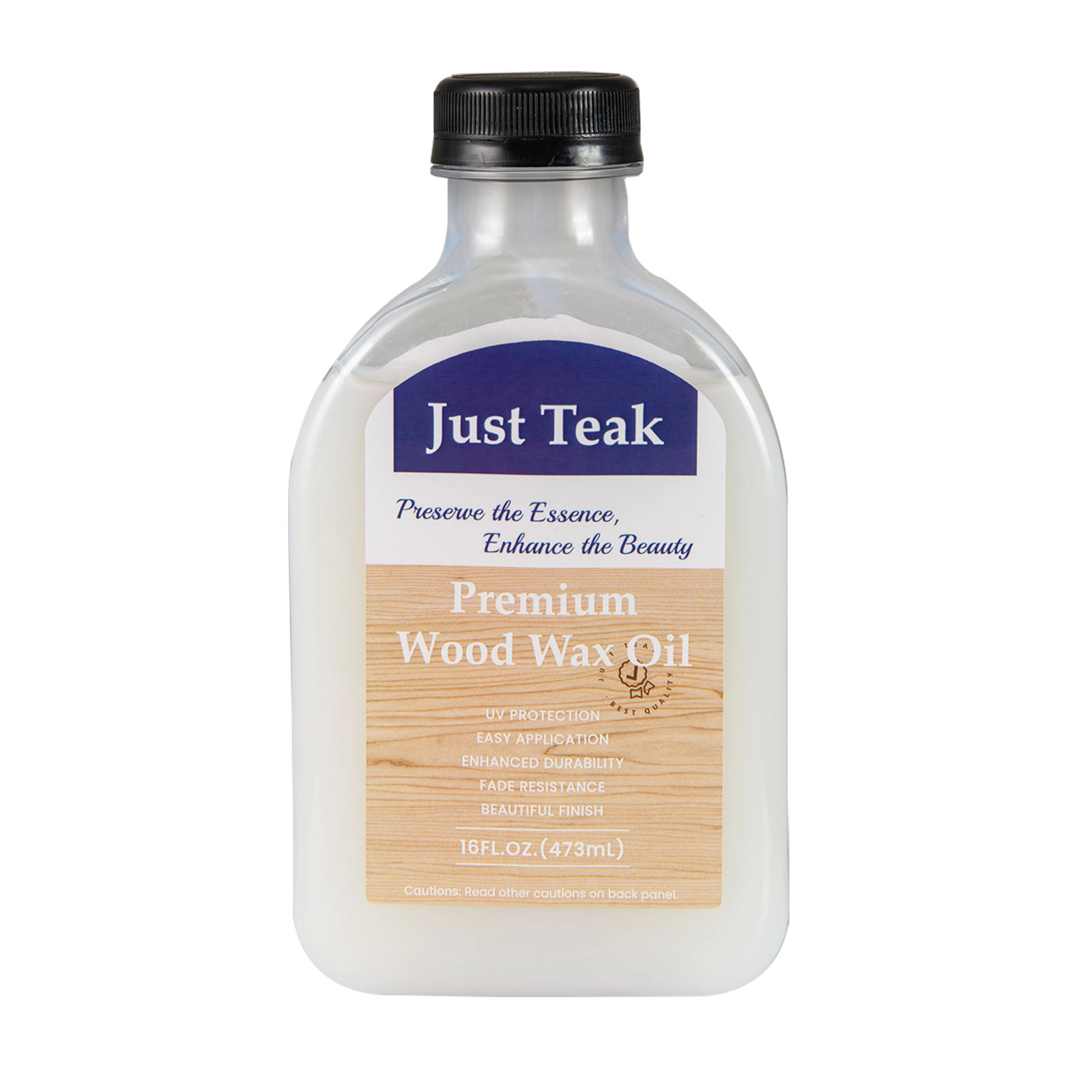 LJG Wood Wax Oil for Outdoor and Indoor Furniture Teak Care Kit to Restore and Protect Wood