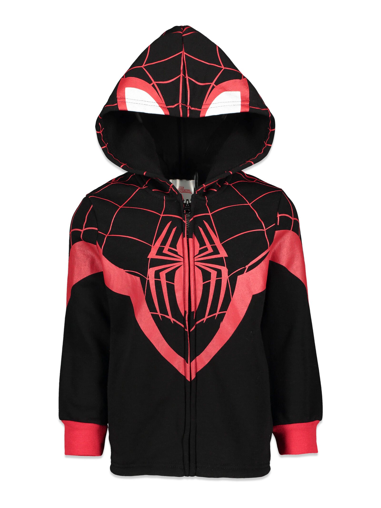 Marvel Spider-Man Cosplay Fleece Zip-Up Hoodie